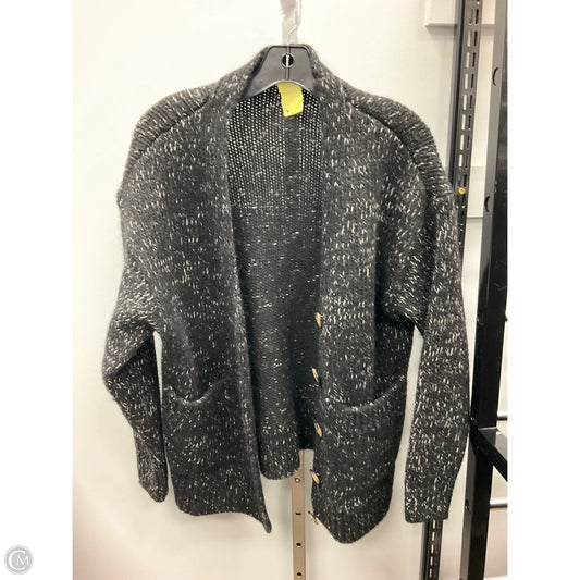 Sweater Cardigan By Zara In Black, Size: S