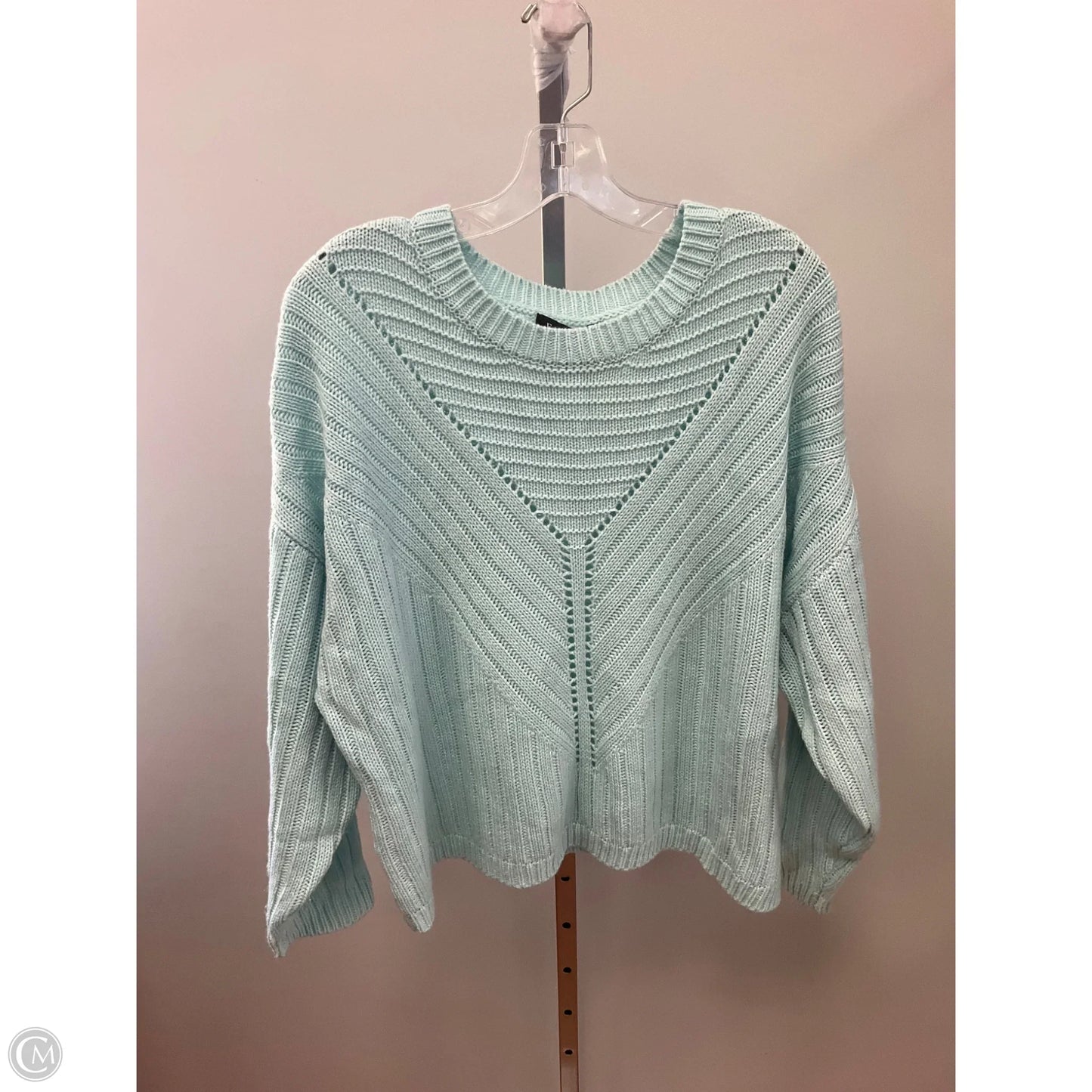 Sweater By Eloquii In Aqua, Size: 1x