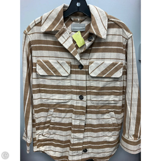 Jacket Shirt By Everlane In Striped Pattern, Size: Xs