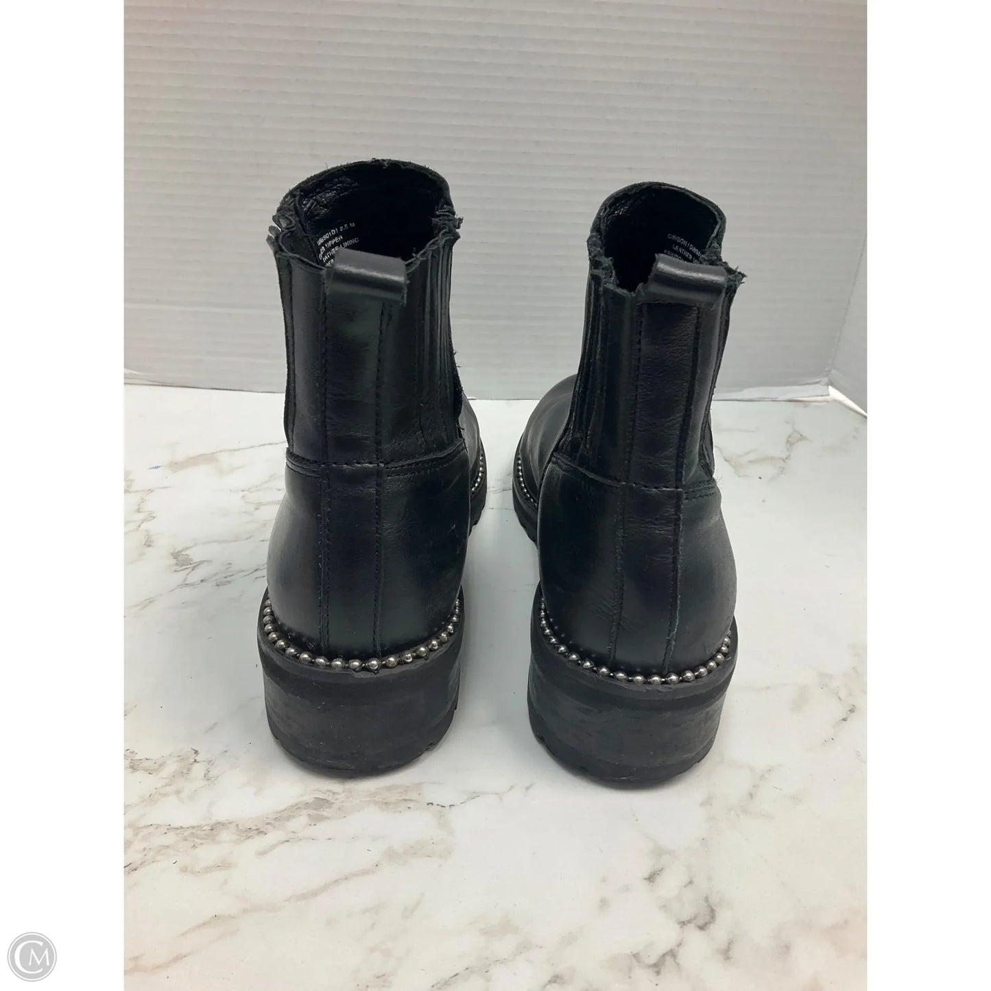 Boots Ankle Heels By Steve Madden In Black, Size: 8.5