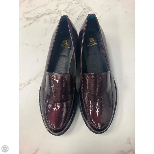 Shoes Heels Block By White Mountain In Maroon, Size: 6