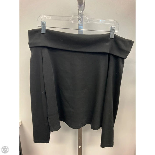 Top Long Sleeve By Veronica Beard In Black, Size: L