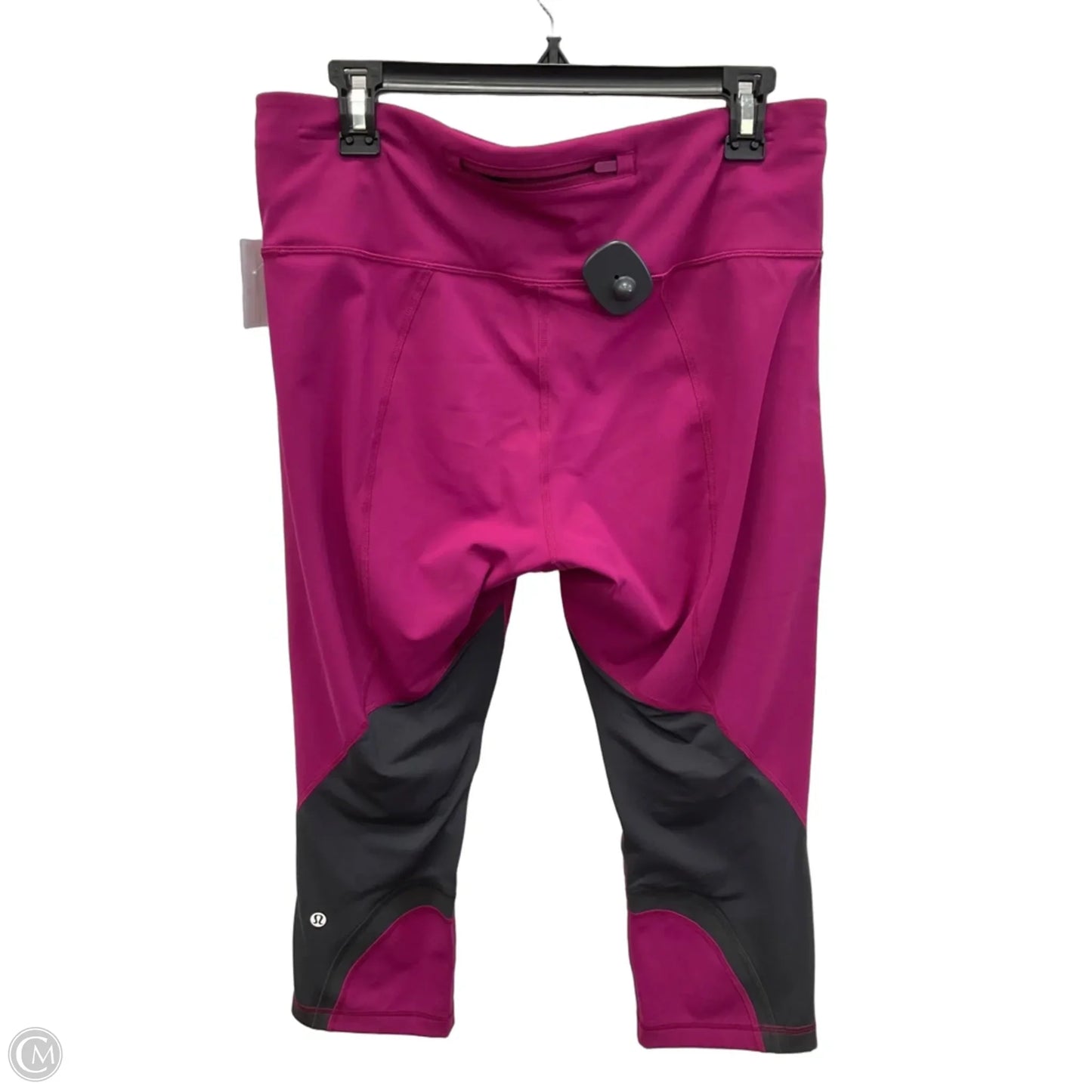 Athletic Capris By Lululemon In Pink, Size: 14