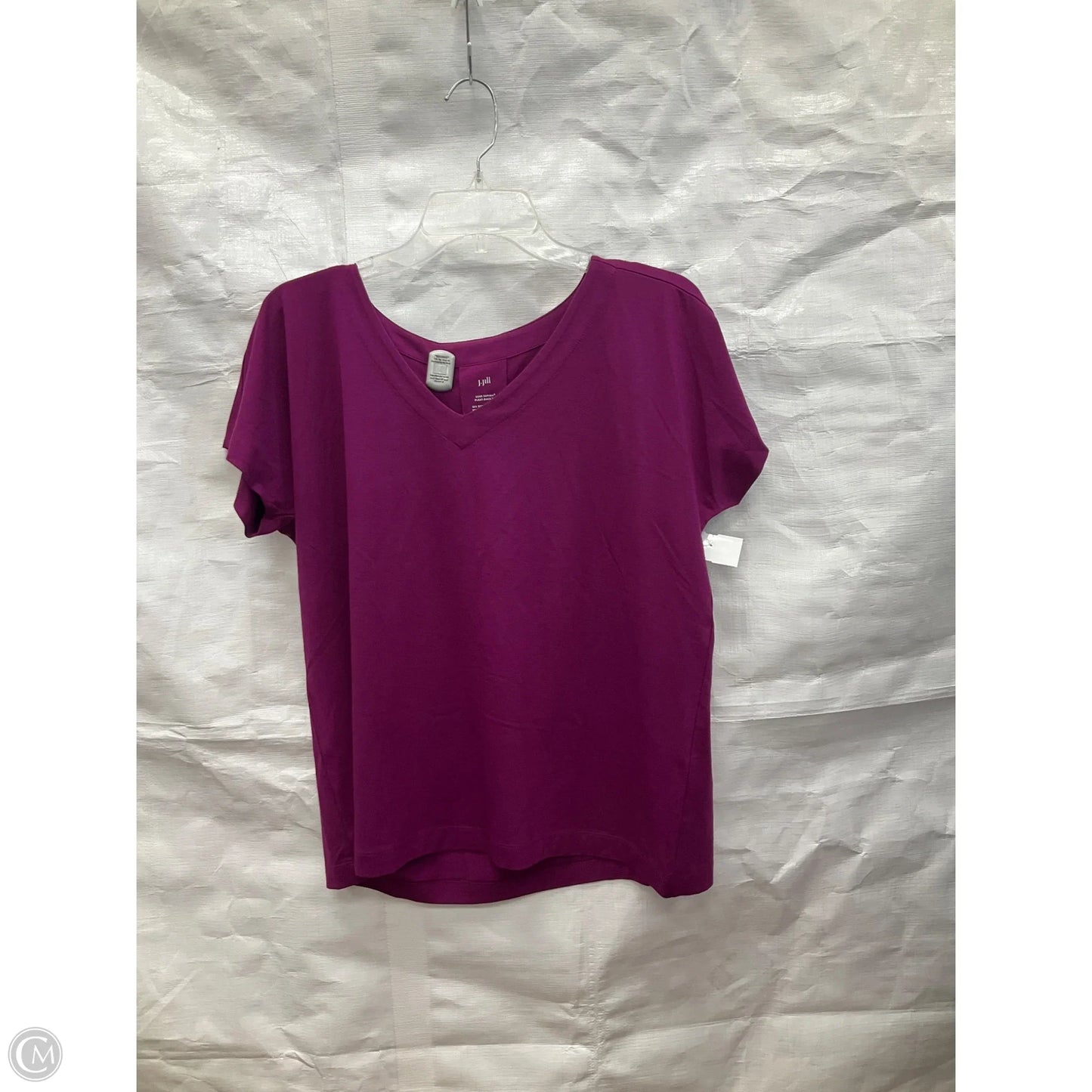 Top Short Sleeve Basic By J. Jill In Purple, Size: M