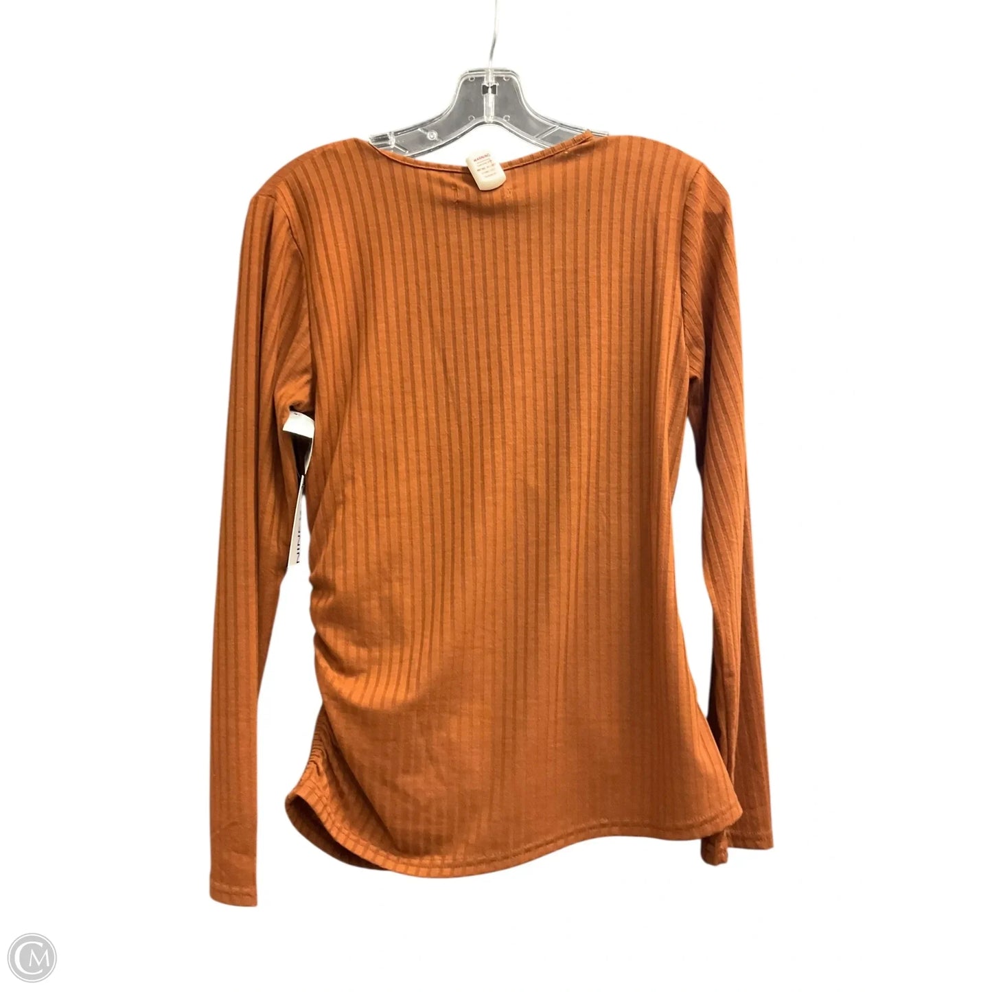 Top Long Sleeve By Nine West Apparel In Brown, Size: M