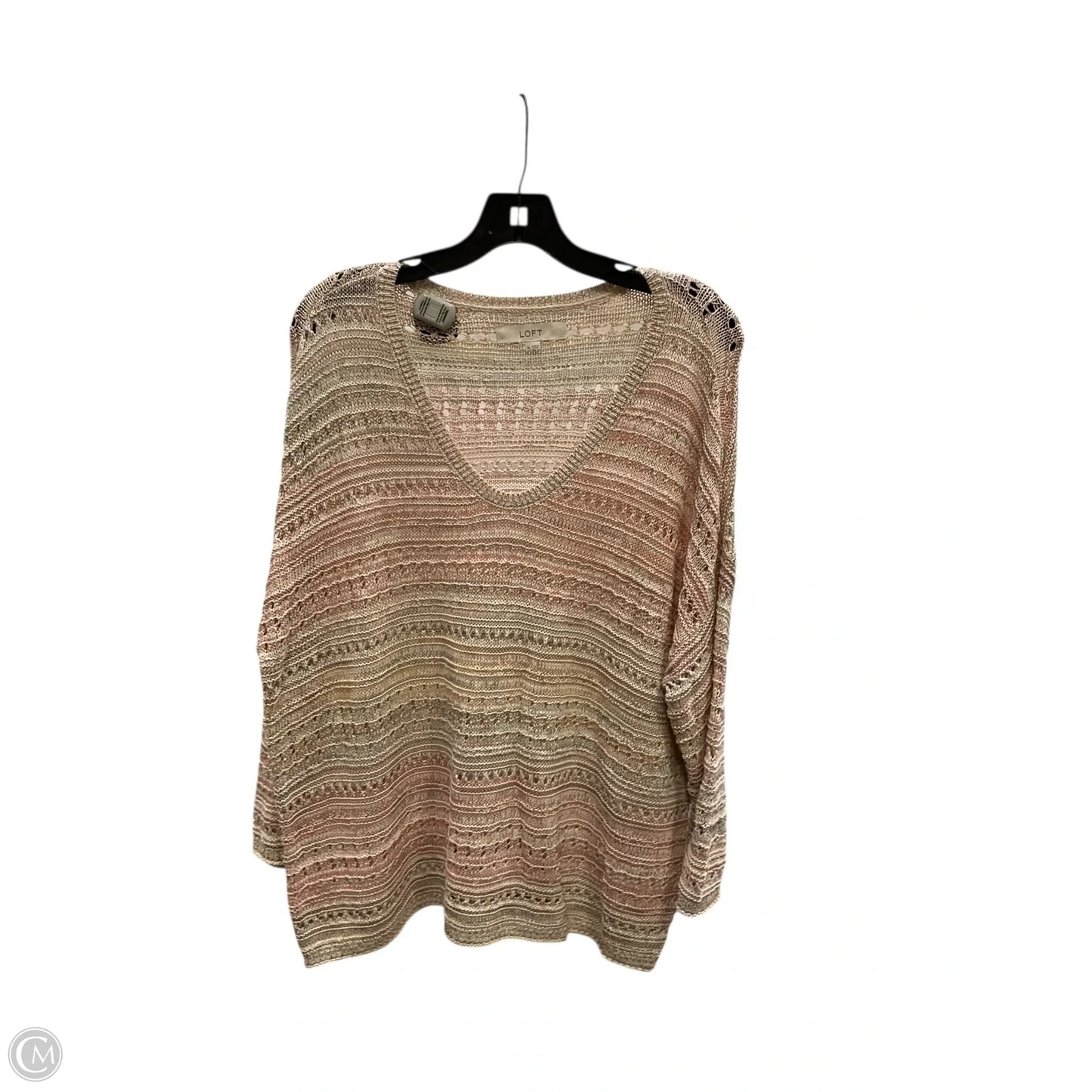 Sweater By Loft In Pink, Size: Xl