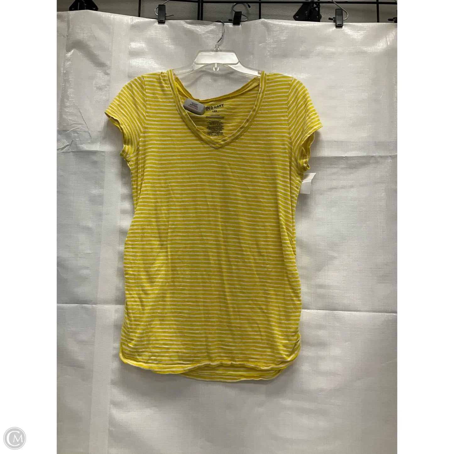 Maternity Top Short Sleeve By Old Navy, Size: L