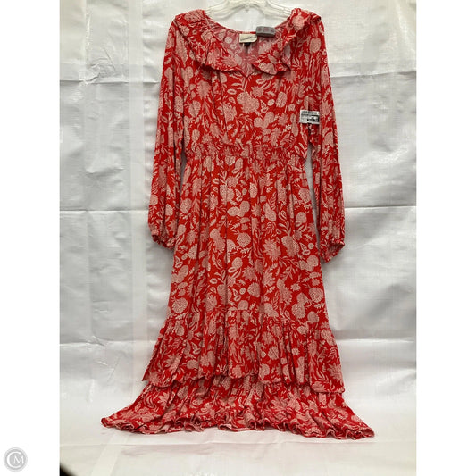 Dress Casual Maxi By Universal Thread In Red, Size: S