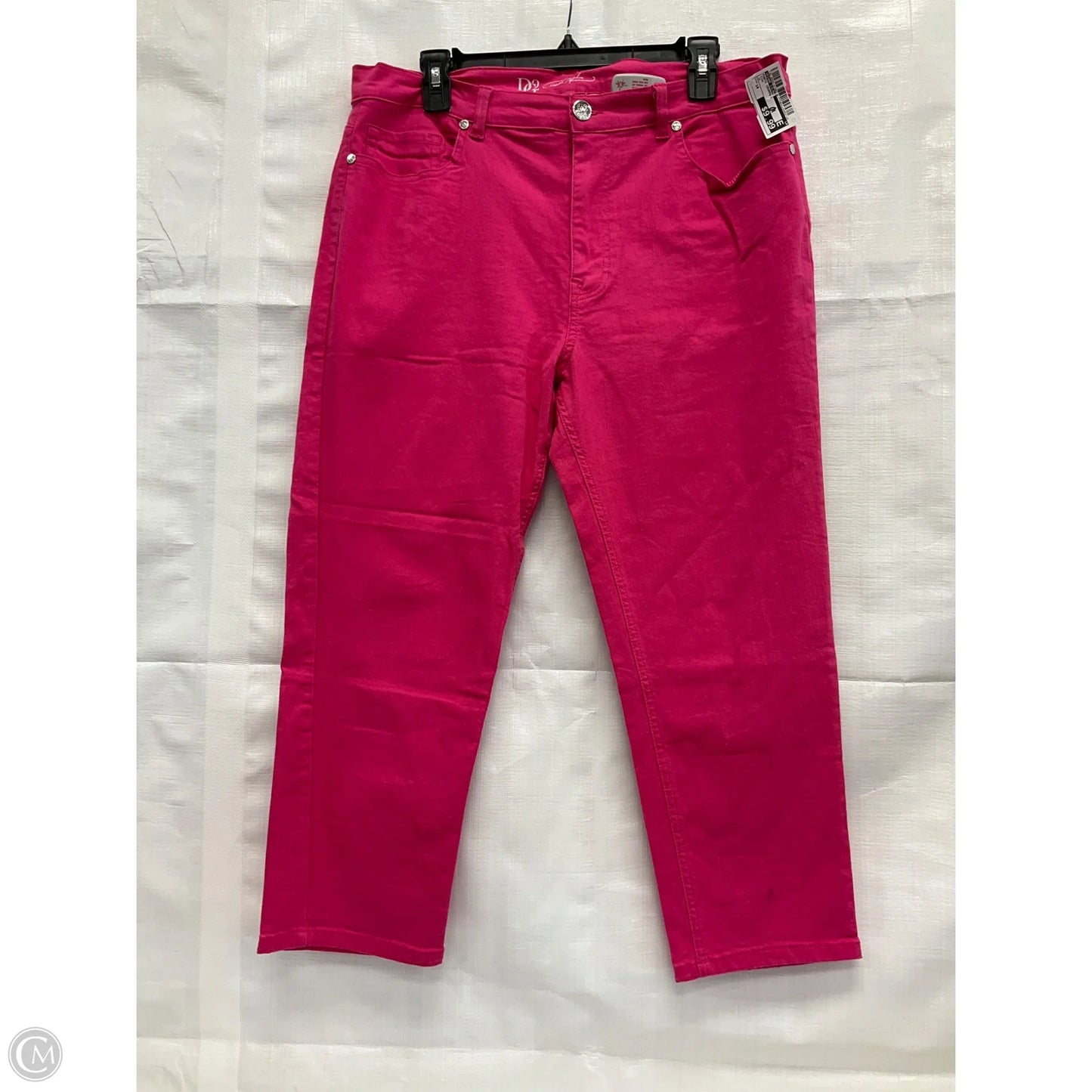 Pants Cropped By Diane Gilman In Pink, Size: 14