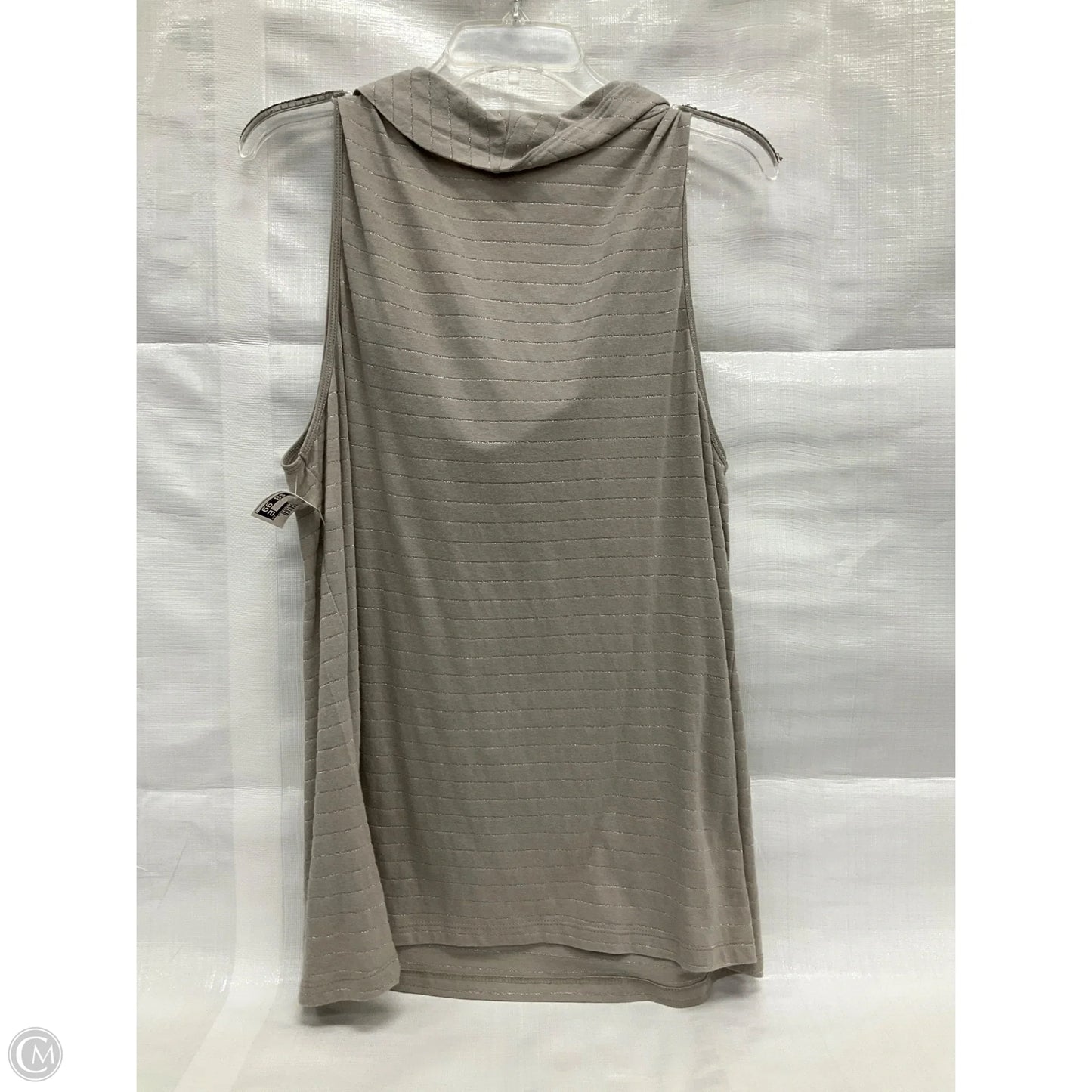 Top Sleeveless By Clothes Mentor In Beige, Size: 1x