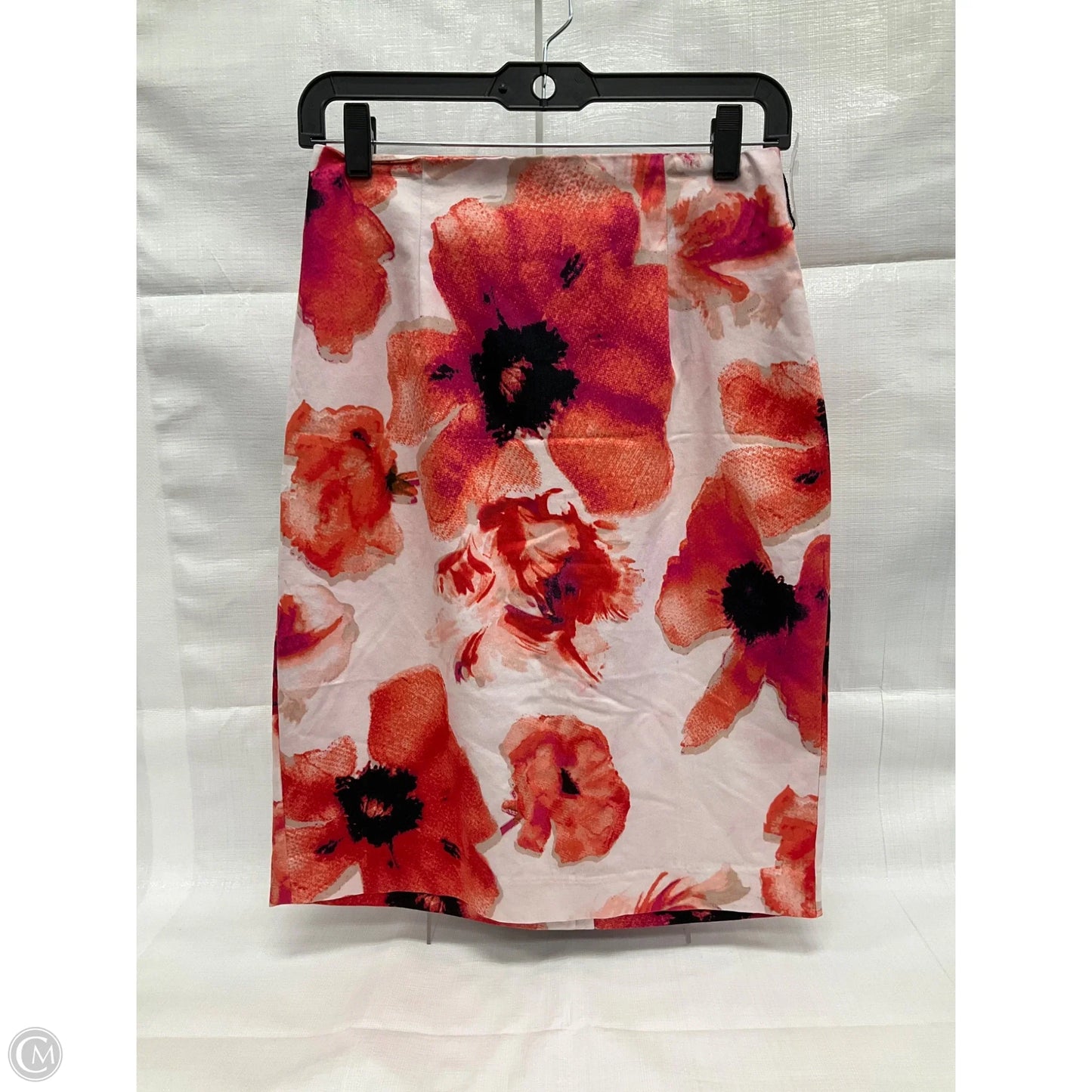 Skirt Midi By Worthington In Red & White, Size: 4