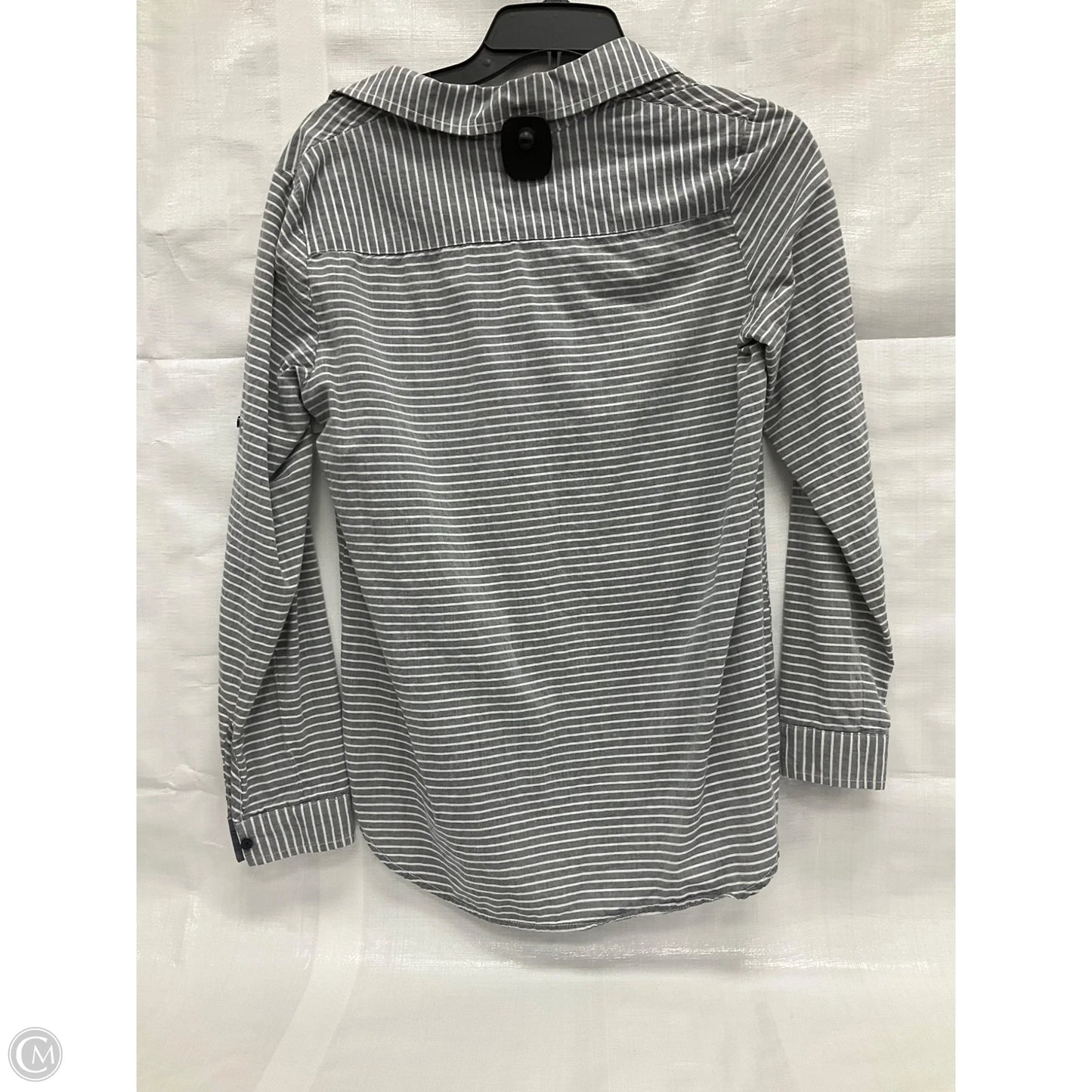 Blouse Long Sleeve By Tommy Hilfiger In Blue, Size: S