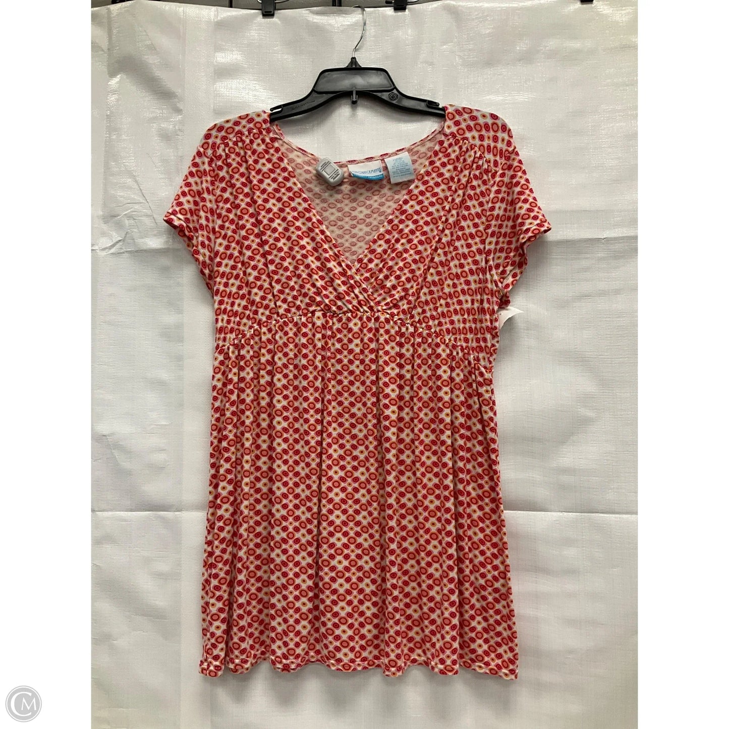 Maternity Top Short Sleeve By Announcements Maternity, Size: L