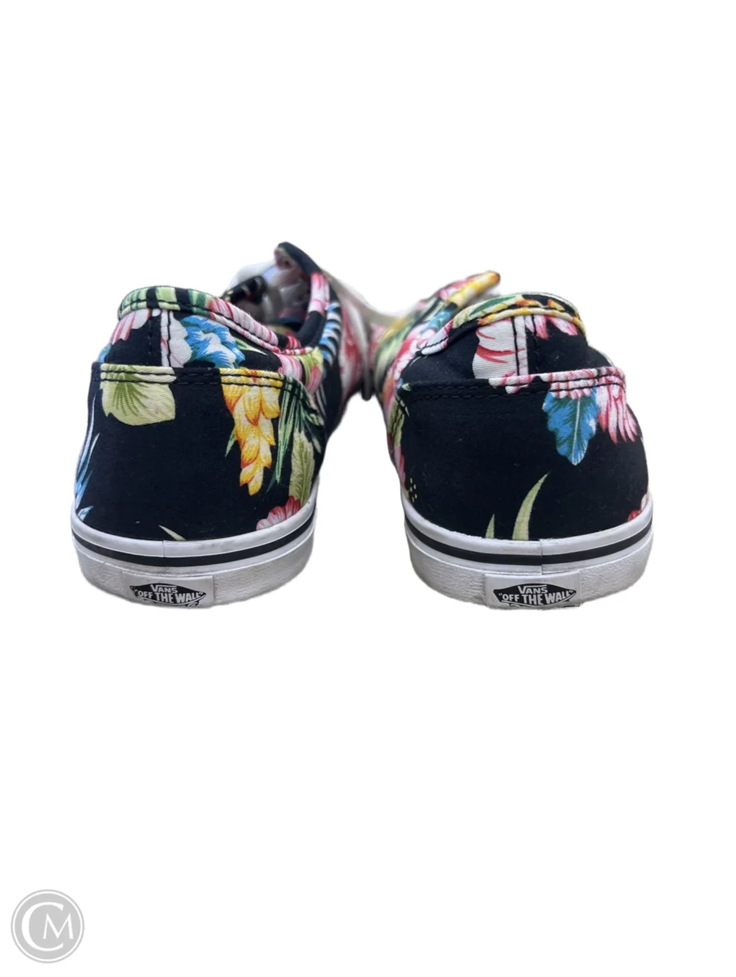 Shoes Sneakers By Vans In Floral Print, Size: 8.5