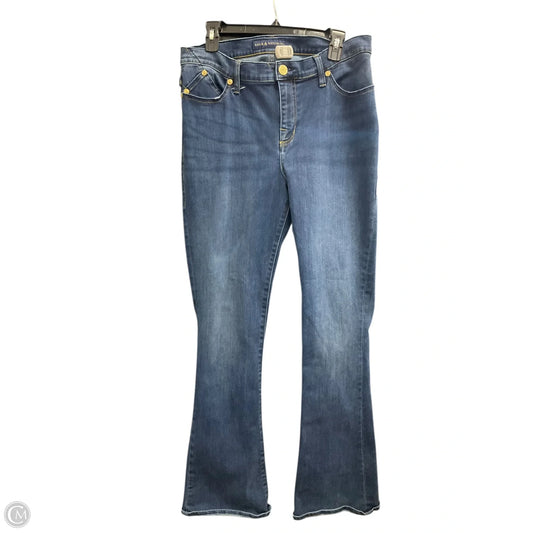 Jeans Boot Cut By Rock And Republic In Blue Denim, Size: 16