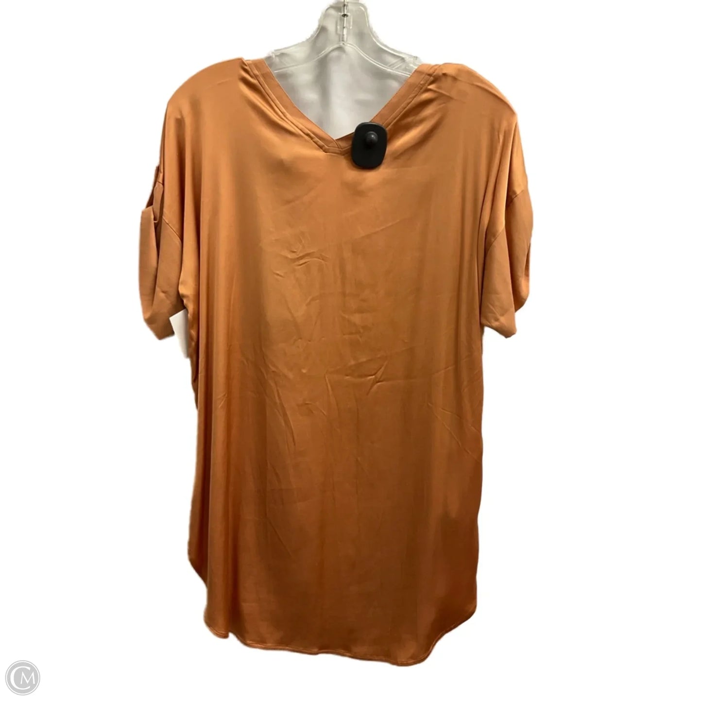 Top Short Sleeve By Lysse In Orange, Size: S