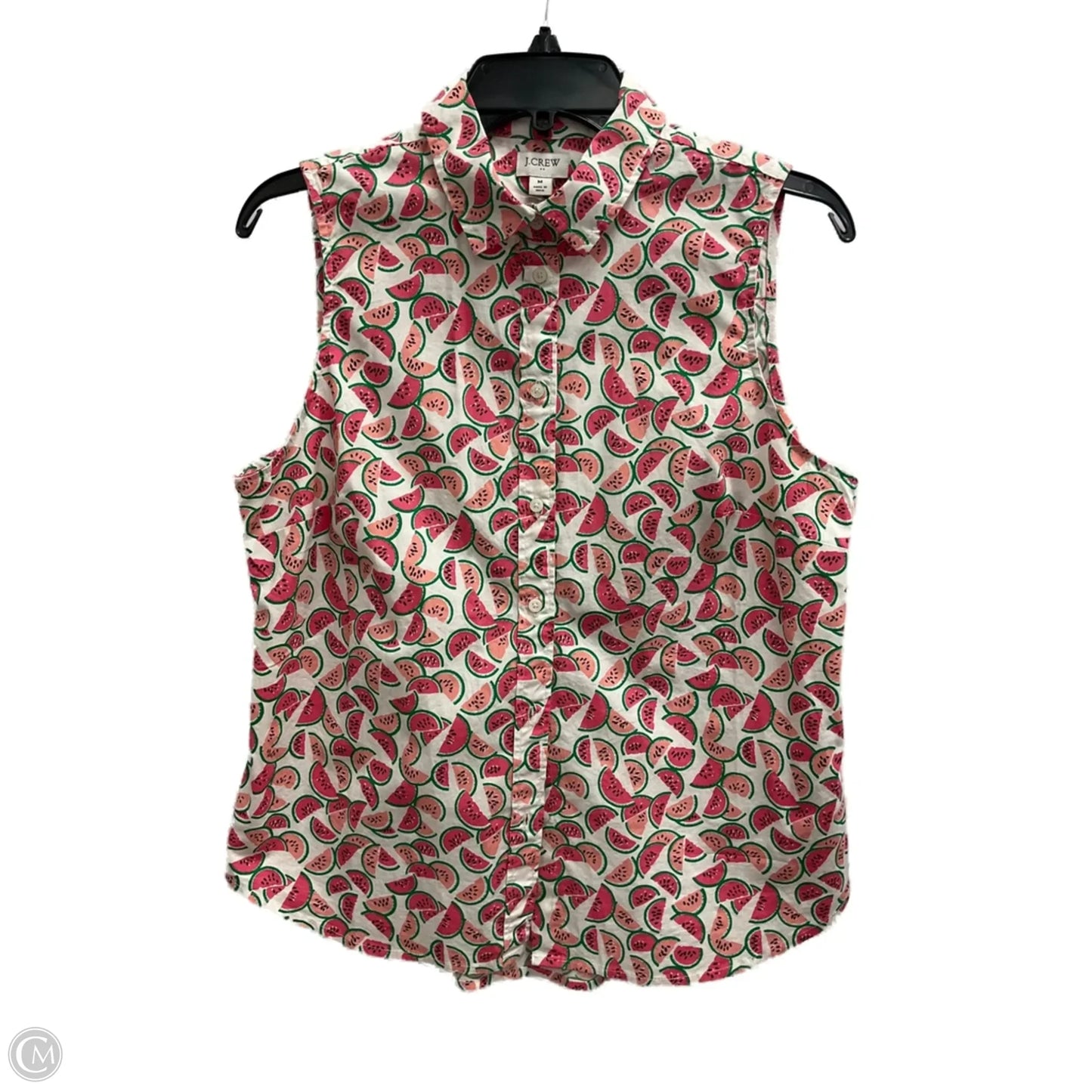 Top Sleeveless By J. Crew In Pink, Size: M