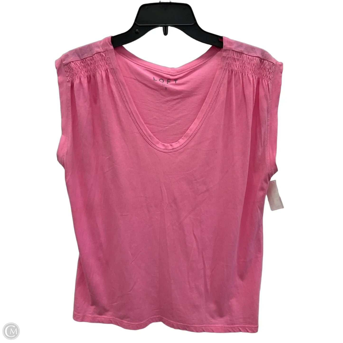 Top Sleeveless By Loft In Pink, Size: S