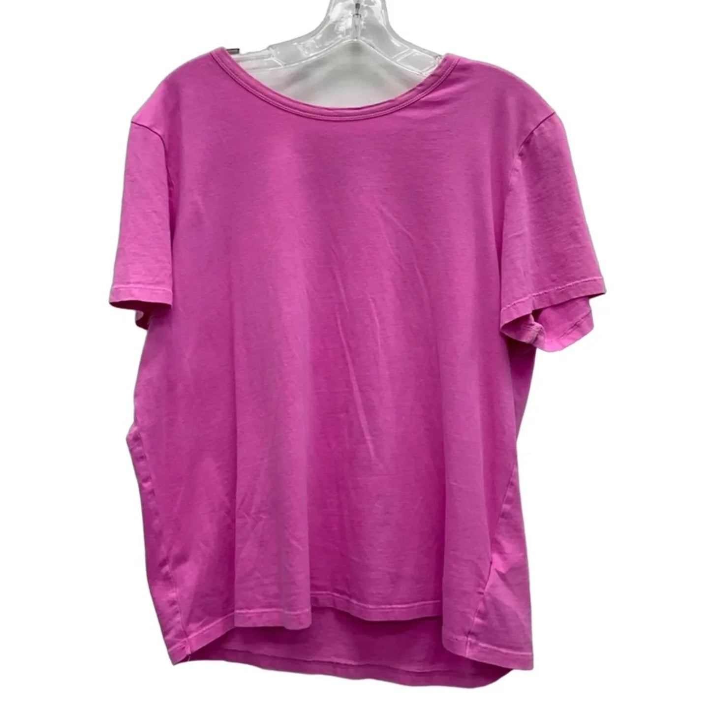 Top Short Sleeve Basic By Gap In Pink, Size: M