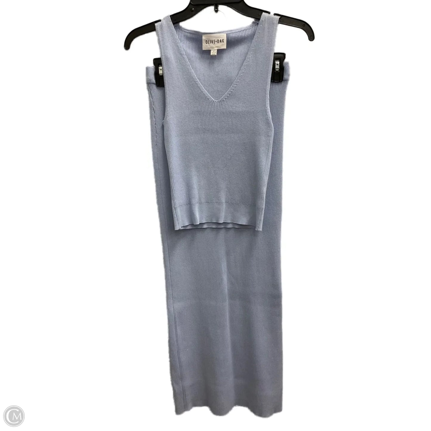 Skirt Set 2pc By Olive And Oak In Blue, Size: S