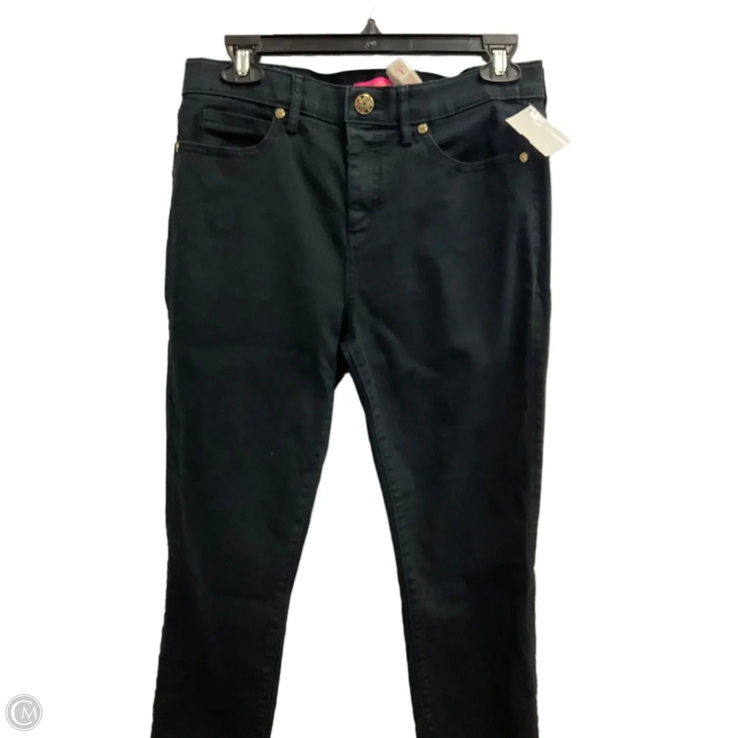 Jeans Designer By Lilly Pulitzer In Black Denim, Size: 8