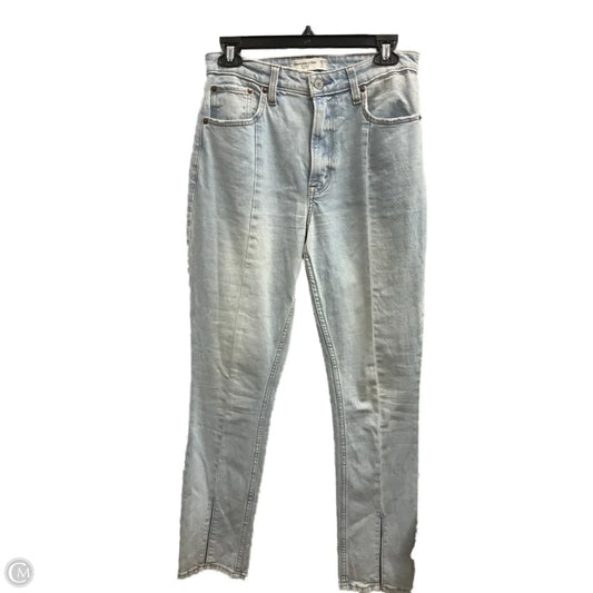 Jeans Skinny By Abercrombie And Fitch In Blue Denim, Size: 4