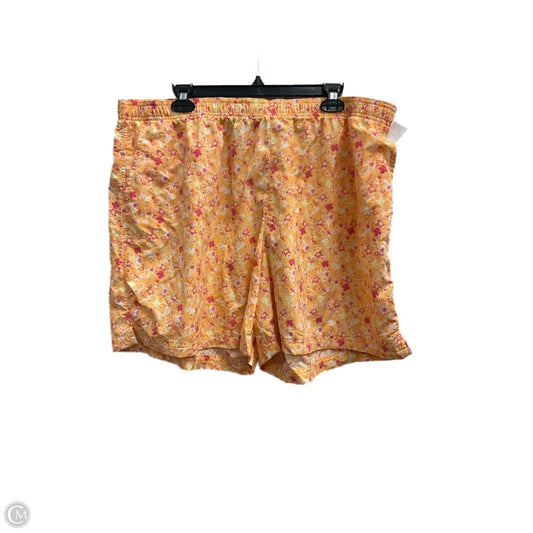 Athletic Shorts By Columbia In Floral Print, Size: 2x
