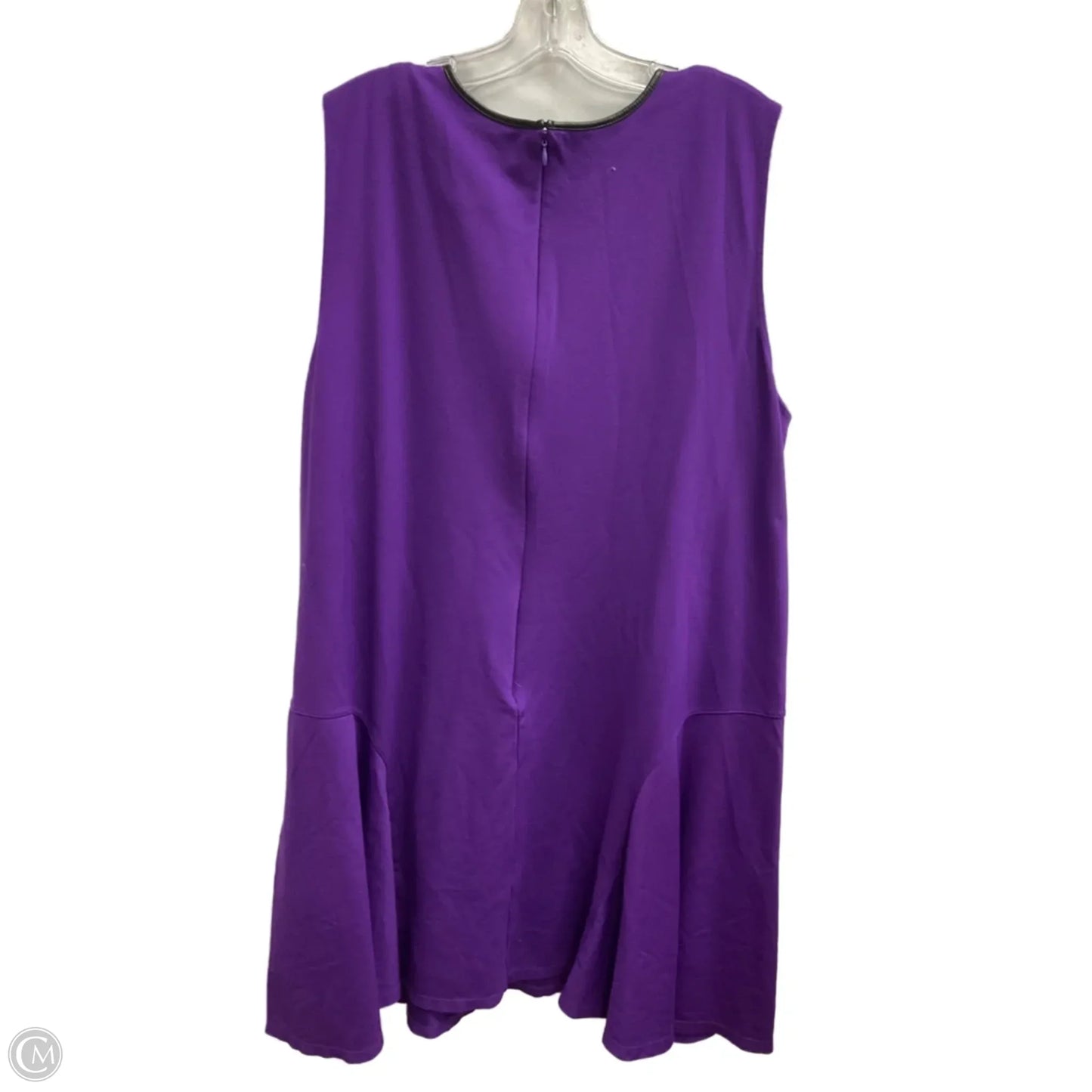 Dress Party Short By Lauren By Ralph Lauren In Purple, Size: 3x