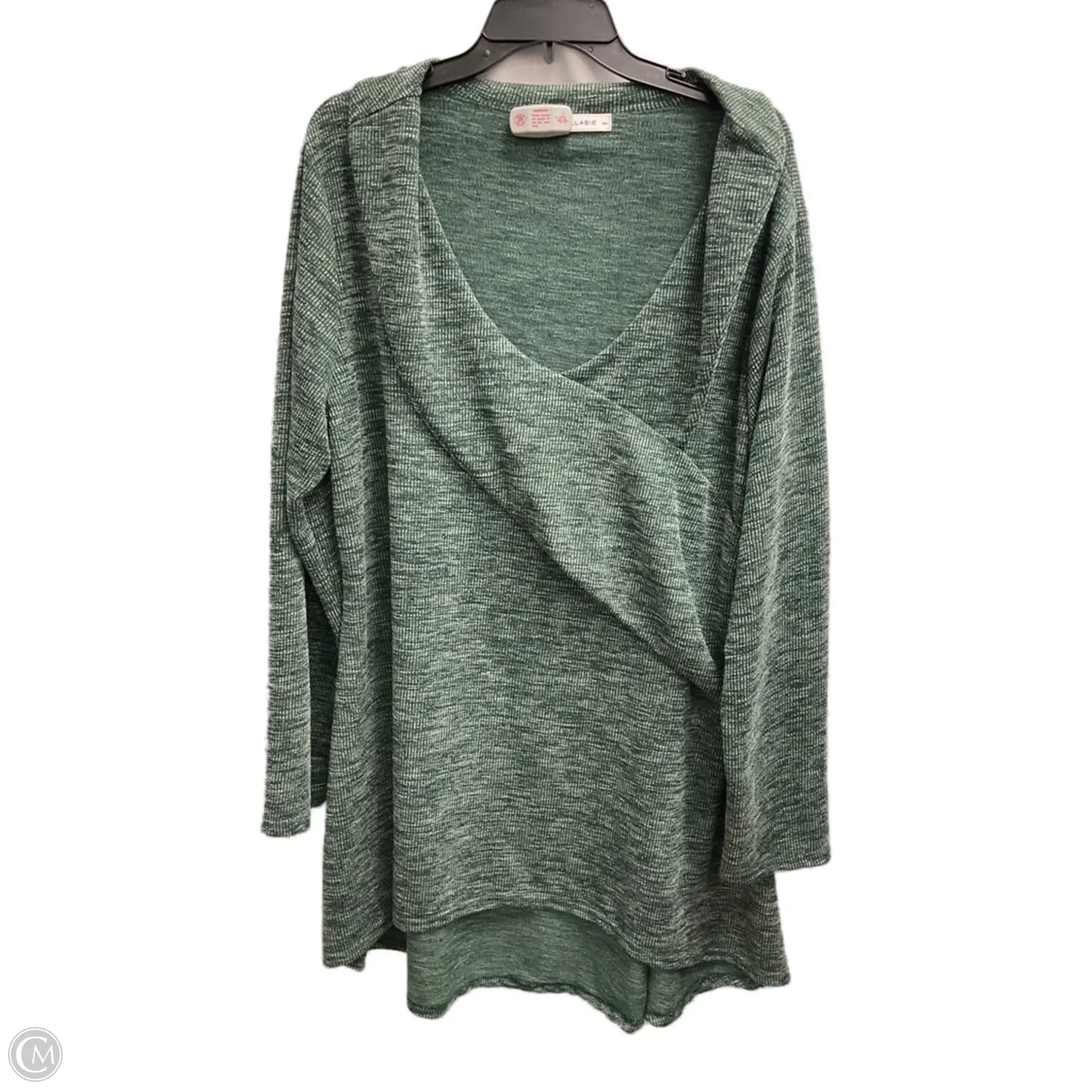 Top Long Sleeve By Clothes Mentor In Green, Size: 4x