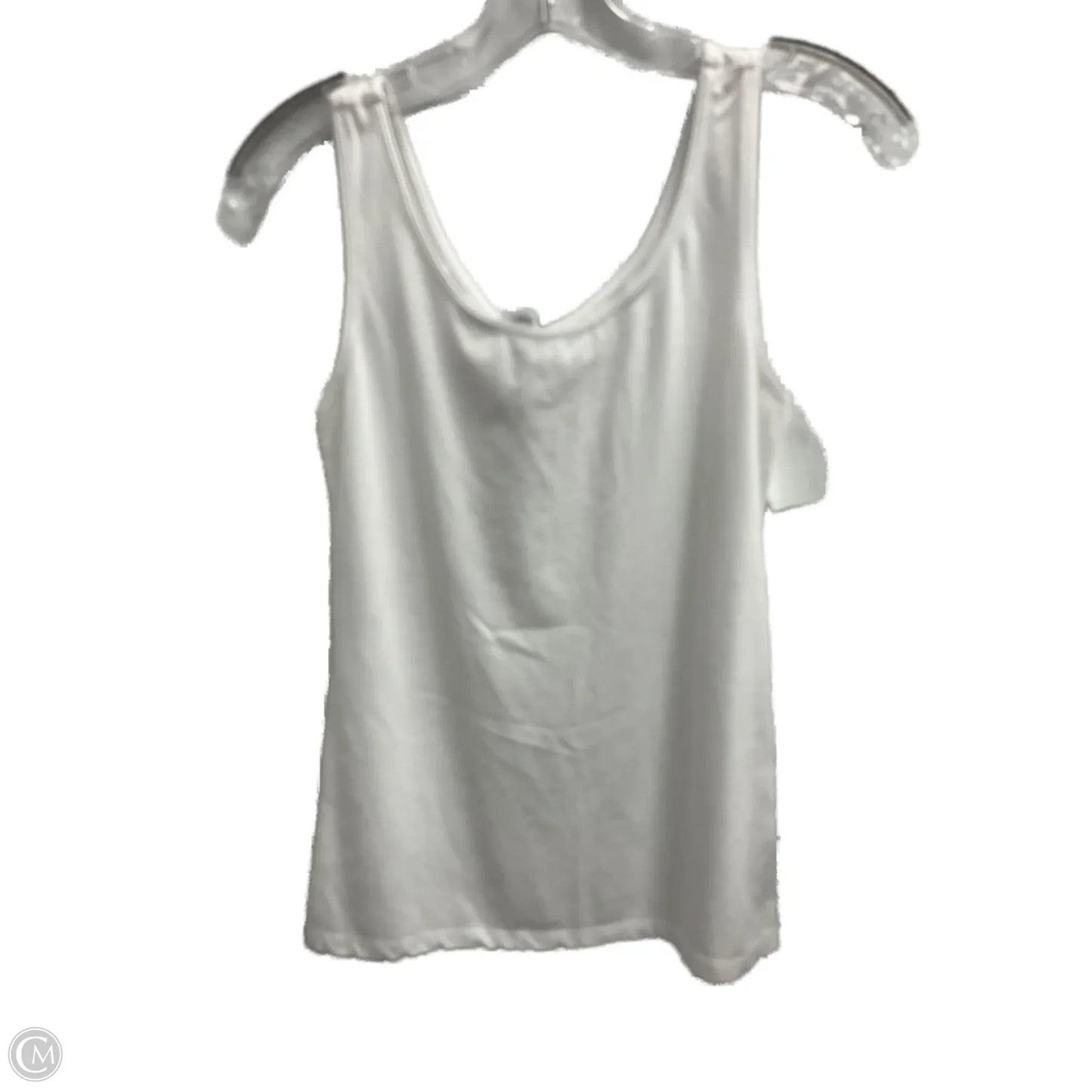 Top Sleeveless Basic By Ellen Tracy In White, Size: M
