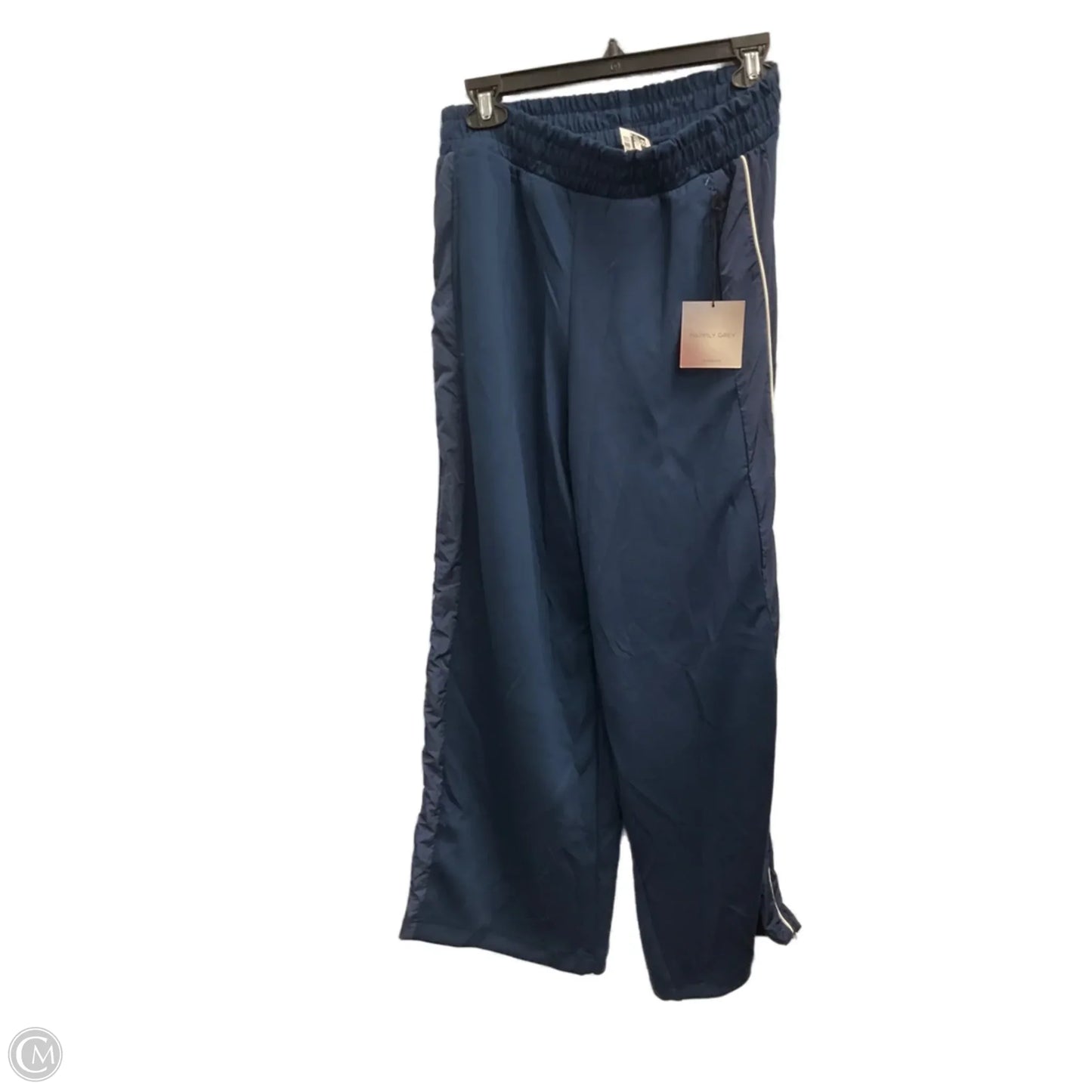 Athletic Pants By Clothes Mentor In Blue, Size: L