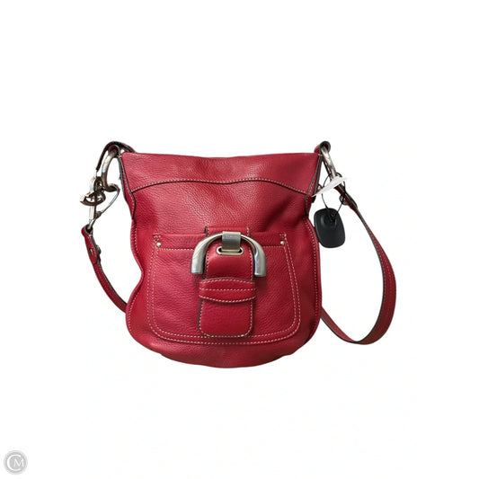 Crossbody Leather By B. Makowsky, Size: Small