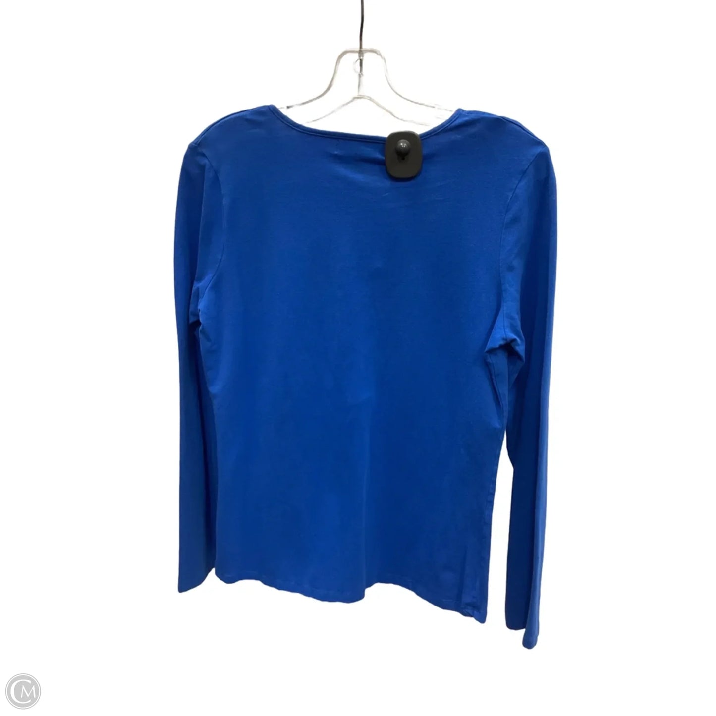 Top Long Sleeve By Michael By Michael Kors In Blue, Size: L