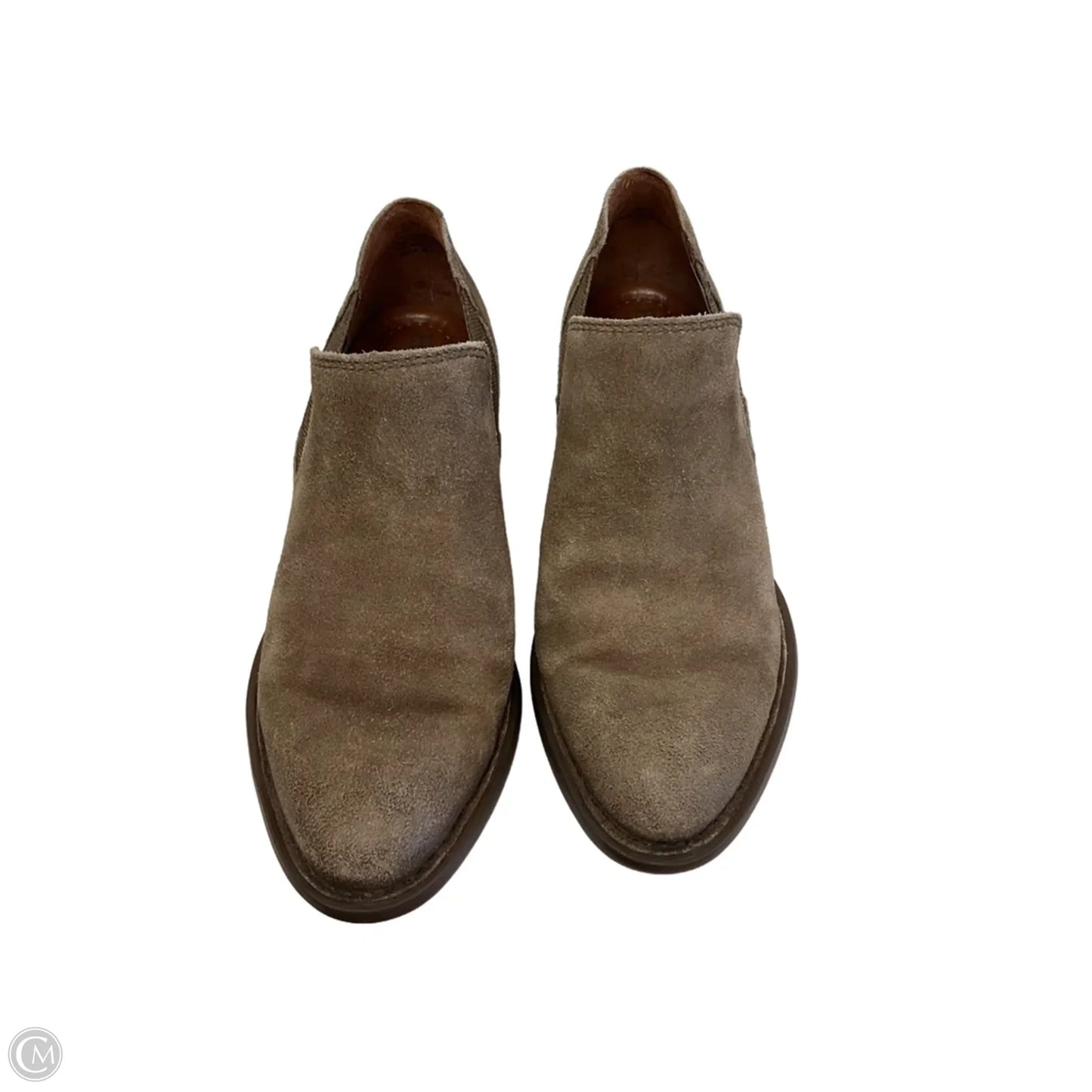 Boots Ankle Heels By Born In Tan, Size: 6