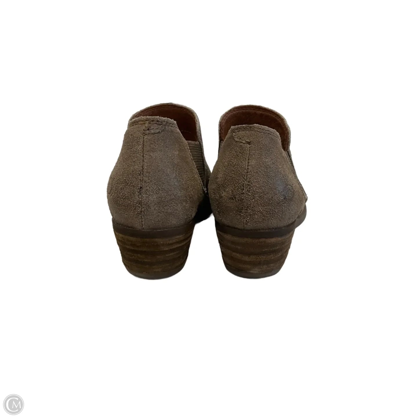 Boots Ankle Heels By Born In Tan, Size: 6