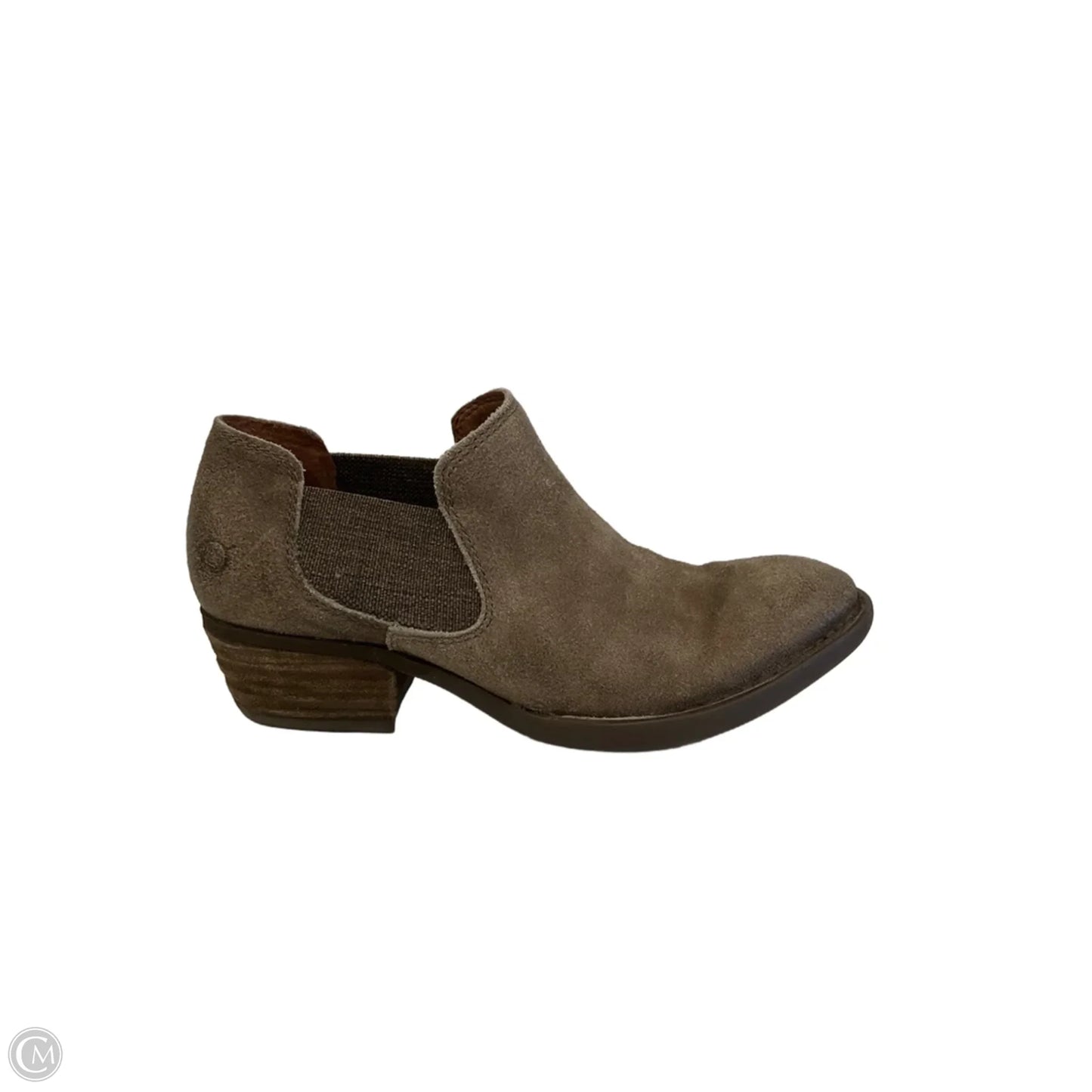 Boots Ankle Heels By Born In Tan, Size: 6