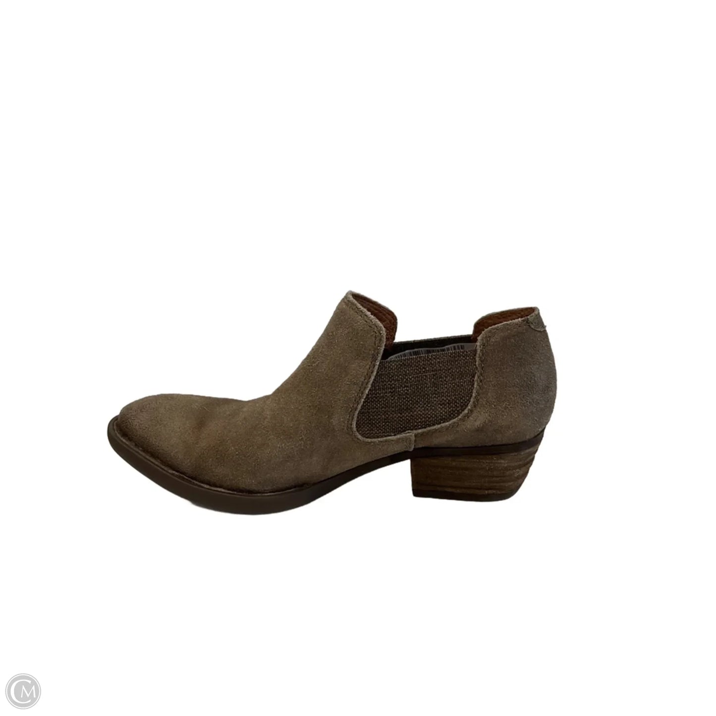 Boots Ankle Heels By Born In Tan, Size: 6