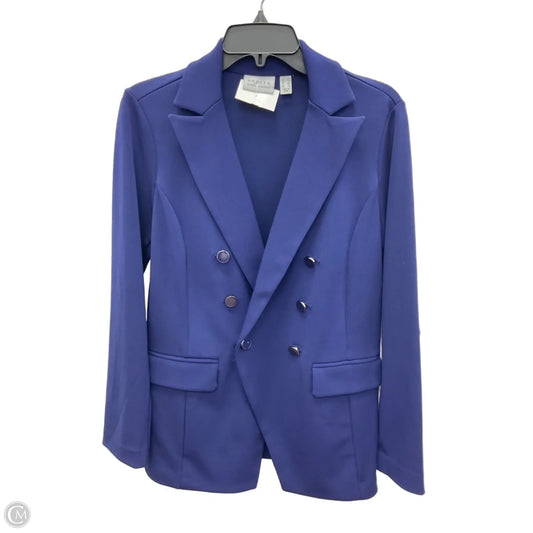 Blazer By Susan Graver In Blue, Size: Xs