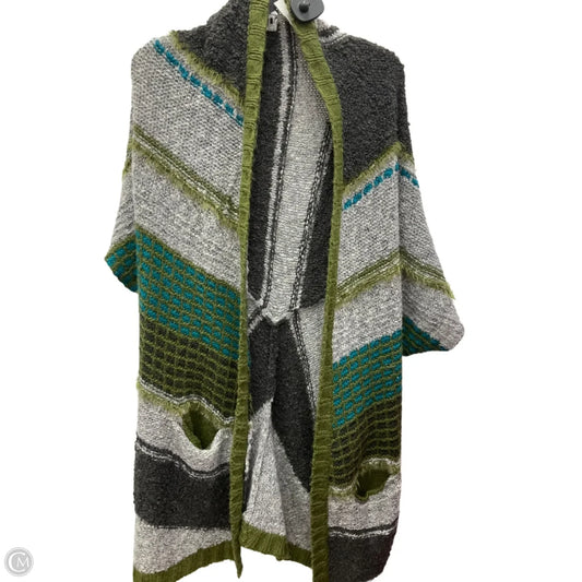 Poncho By Echo In Blue & Green, Size: S