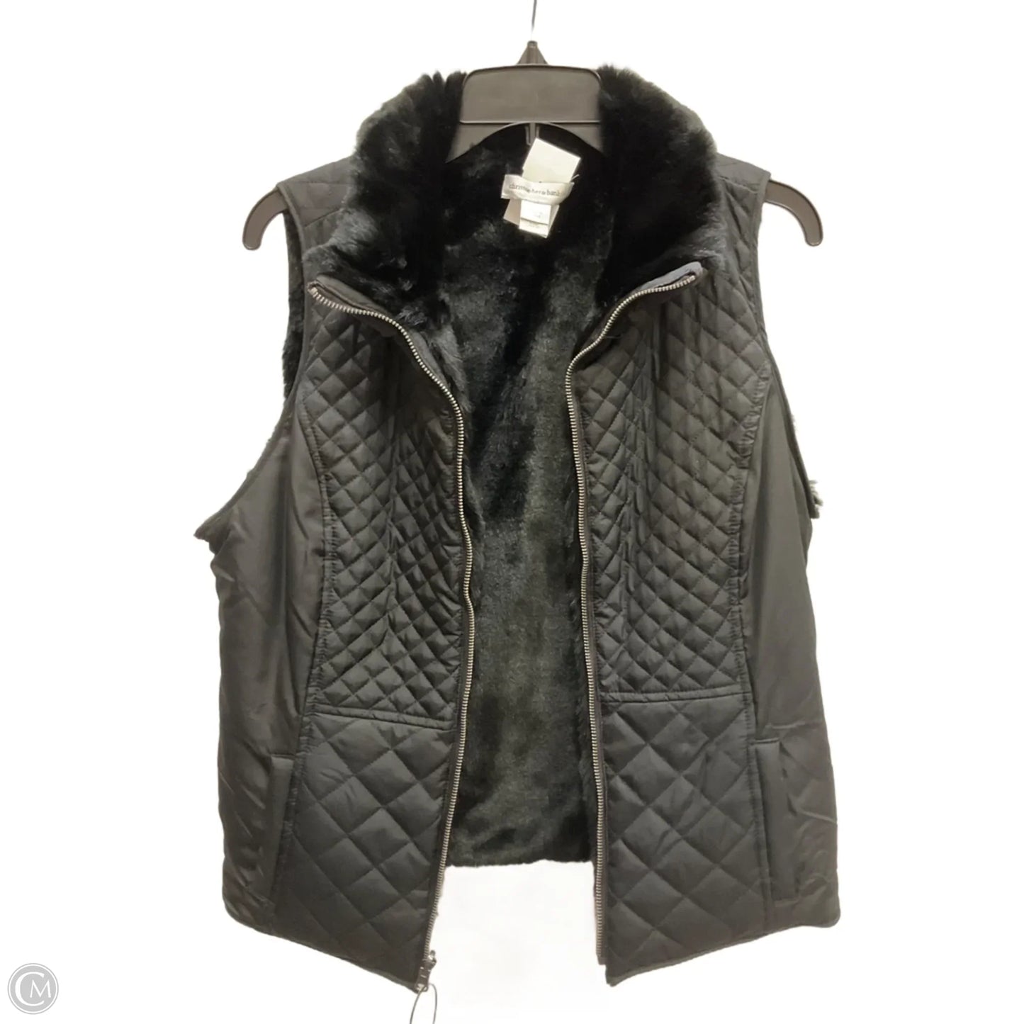 Vest Puffer & Quilted By Christopher And Banks In Black, Size: M