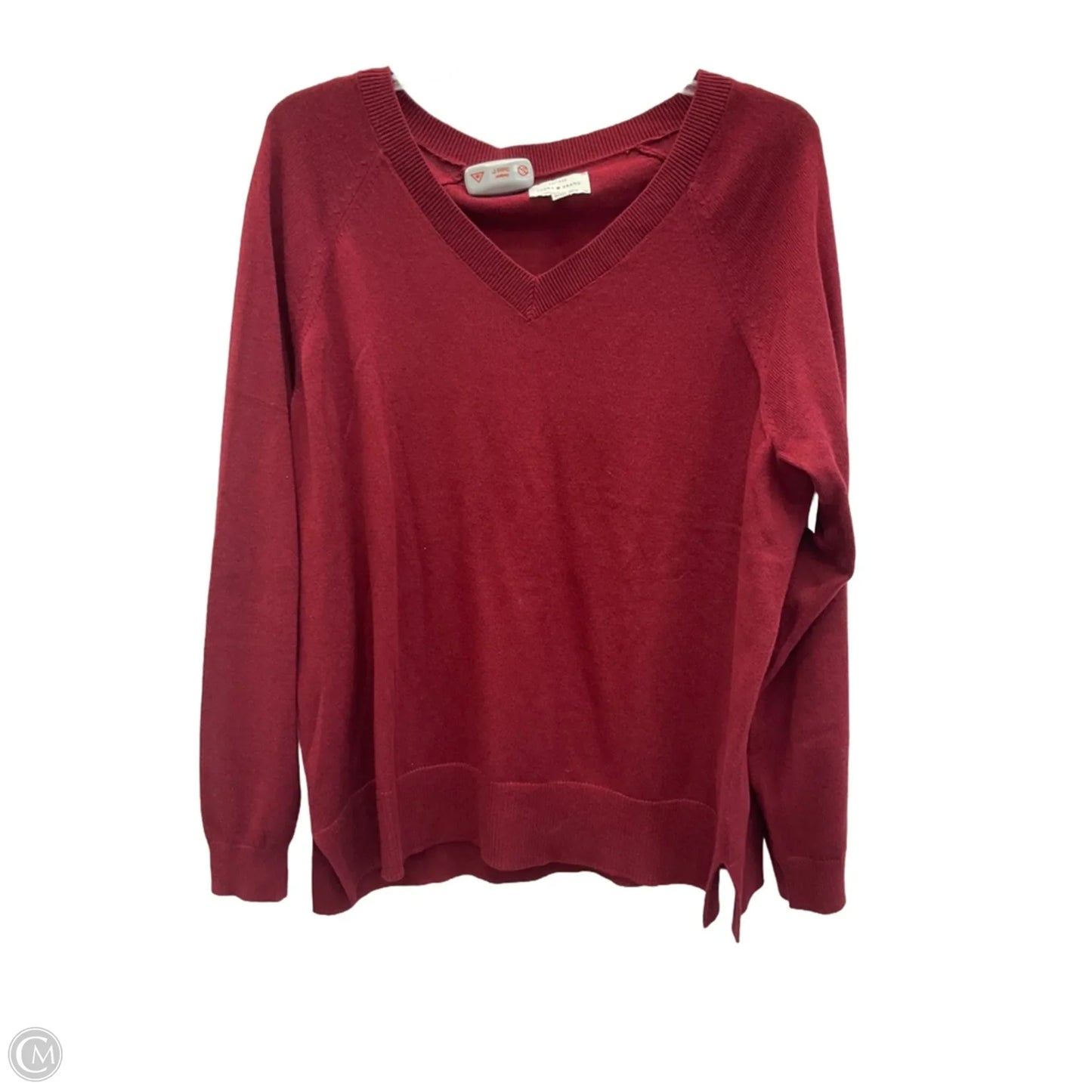 Top Long Sleeve By Lucky Brand In Red, Size: L