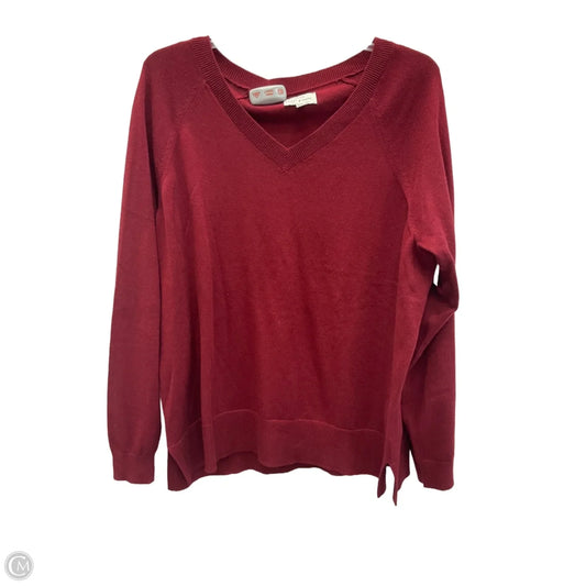 Top Long Sleeve By Lucky Brand In Red, Size: L