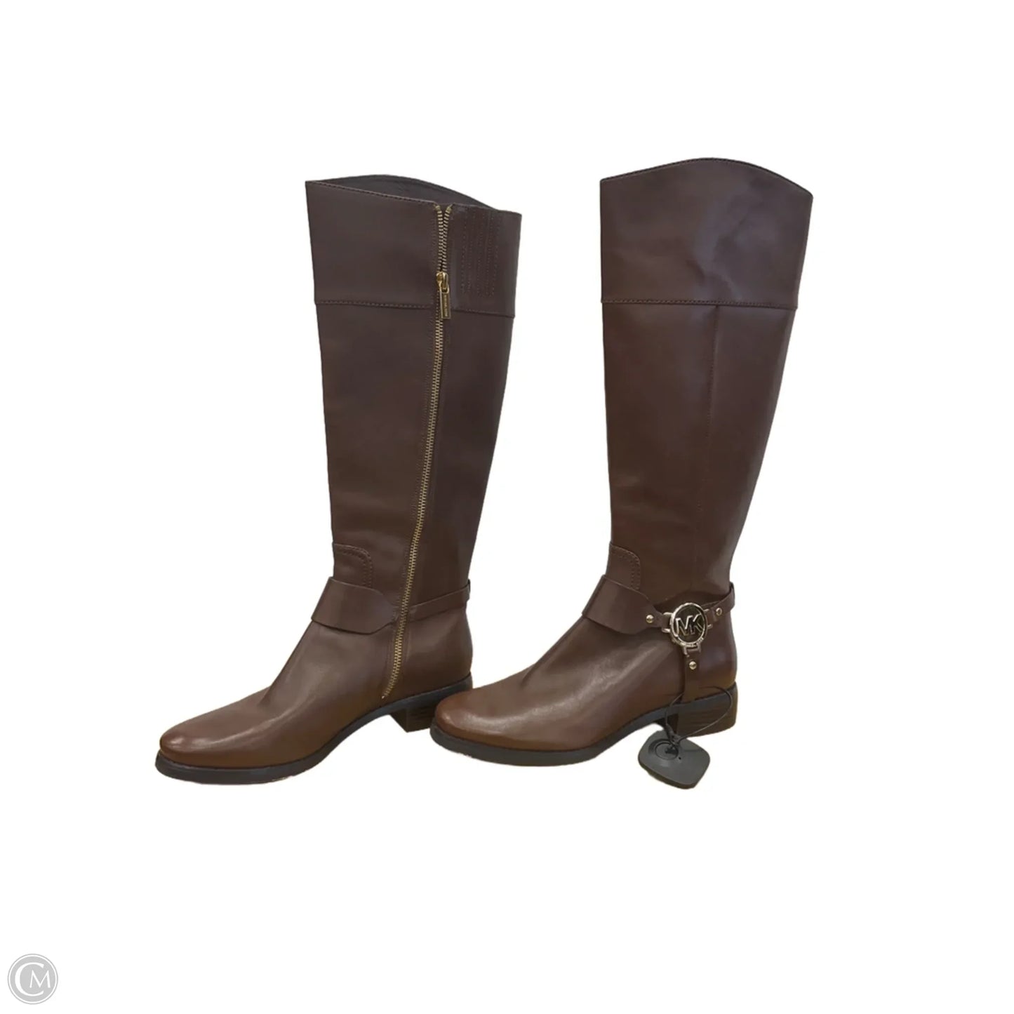 Boots Knee Heels By Michael By Michael Kors In Brown, Size: 7.5