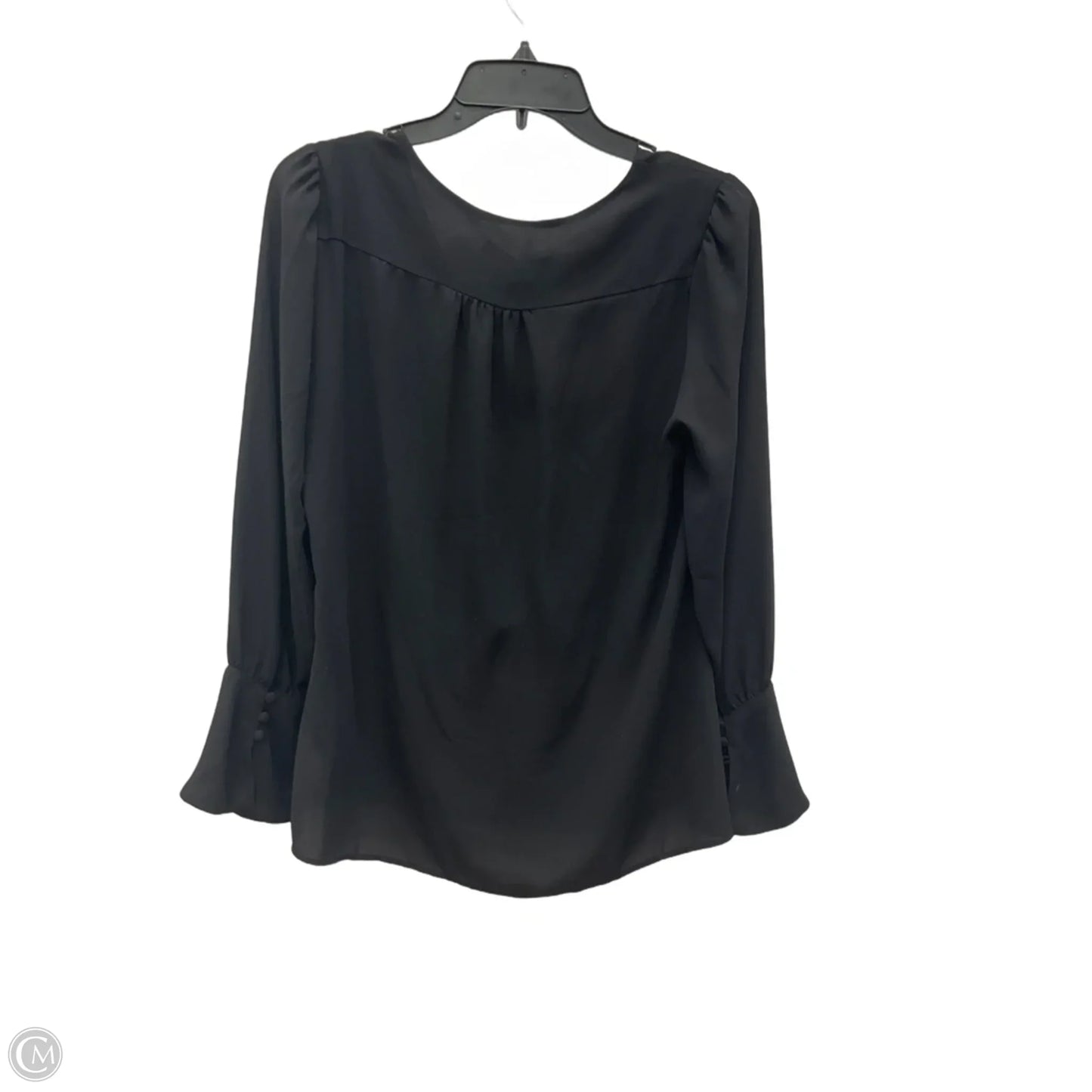 Top Long Sleeve By White House Black Market In Black, Size: S