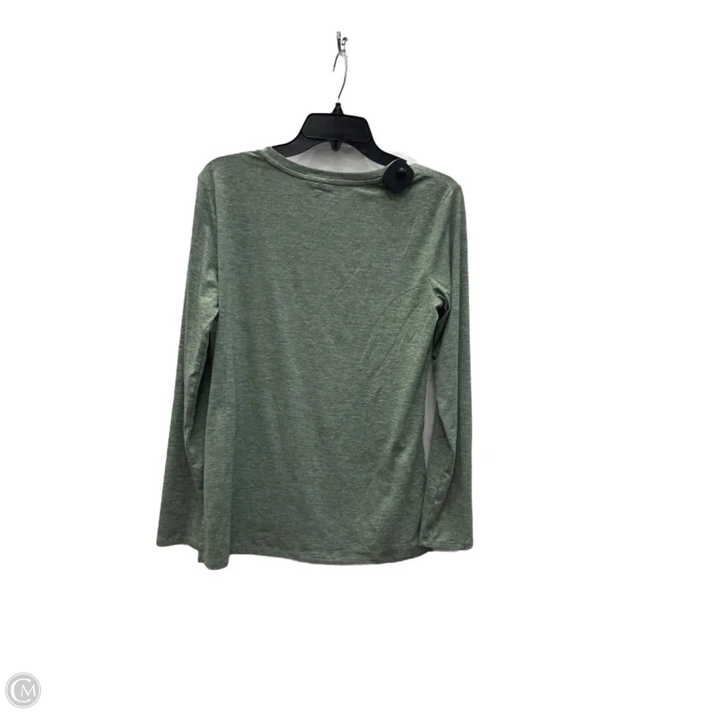 Athletic Top Long Sleeve Crewneck By Fabletics In Green, Size: S