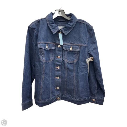 Jacket Denim By Loft In Blue Denim, Size: M