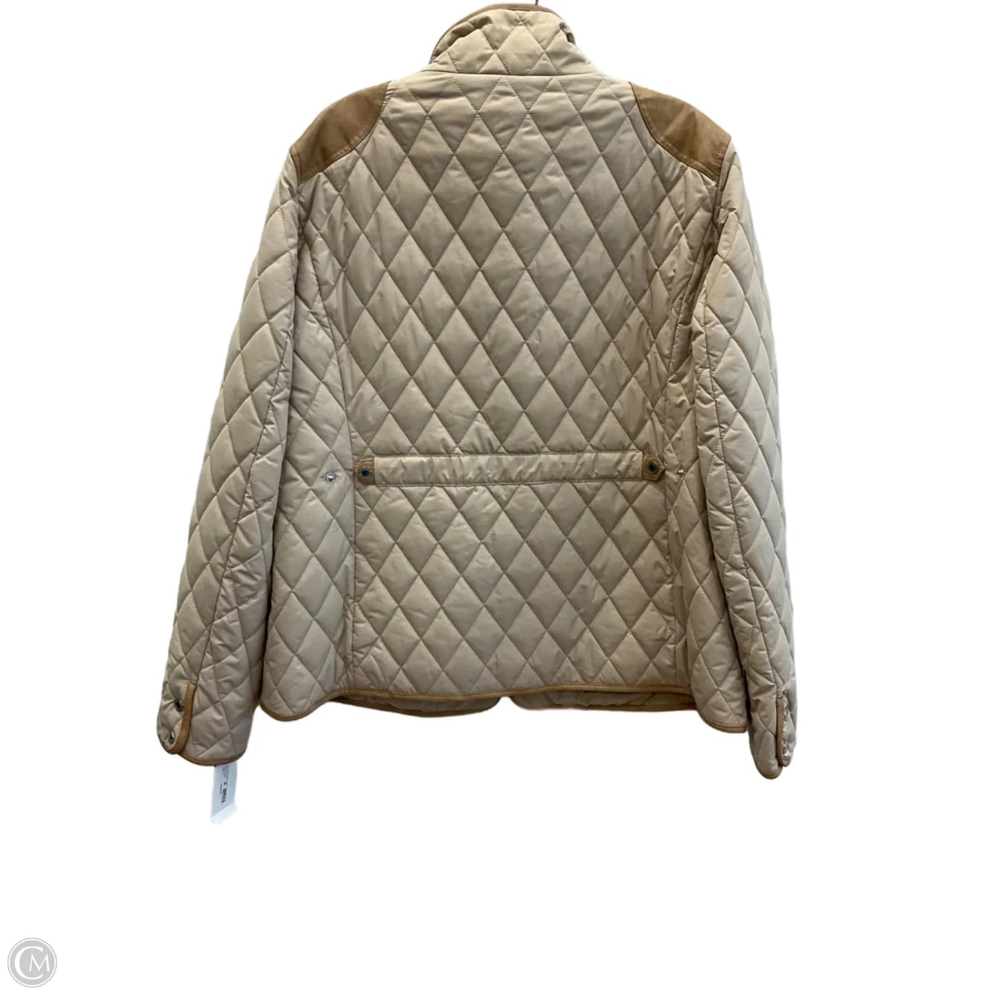 Jacket Puffer & Quilted By Lauren By Ralph Lauren In Tan, Size: Xl