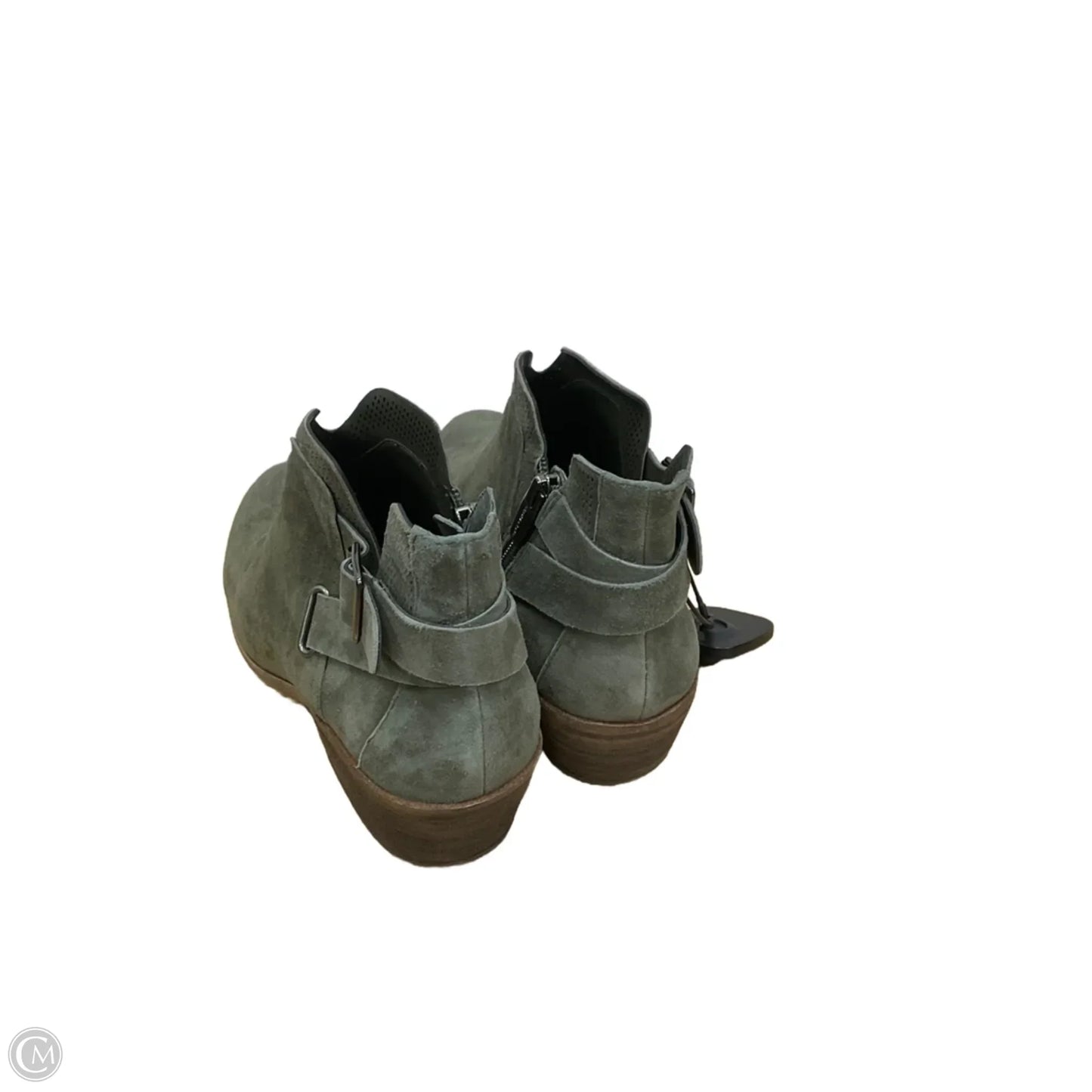 Boots Ankle Heels By Vince Camuto In Green, Size: 8.5