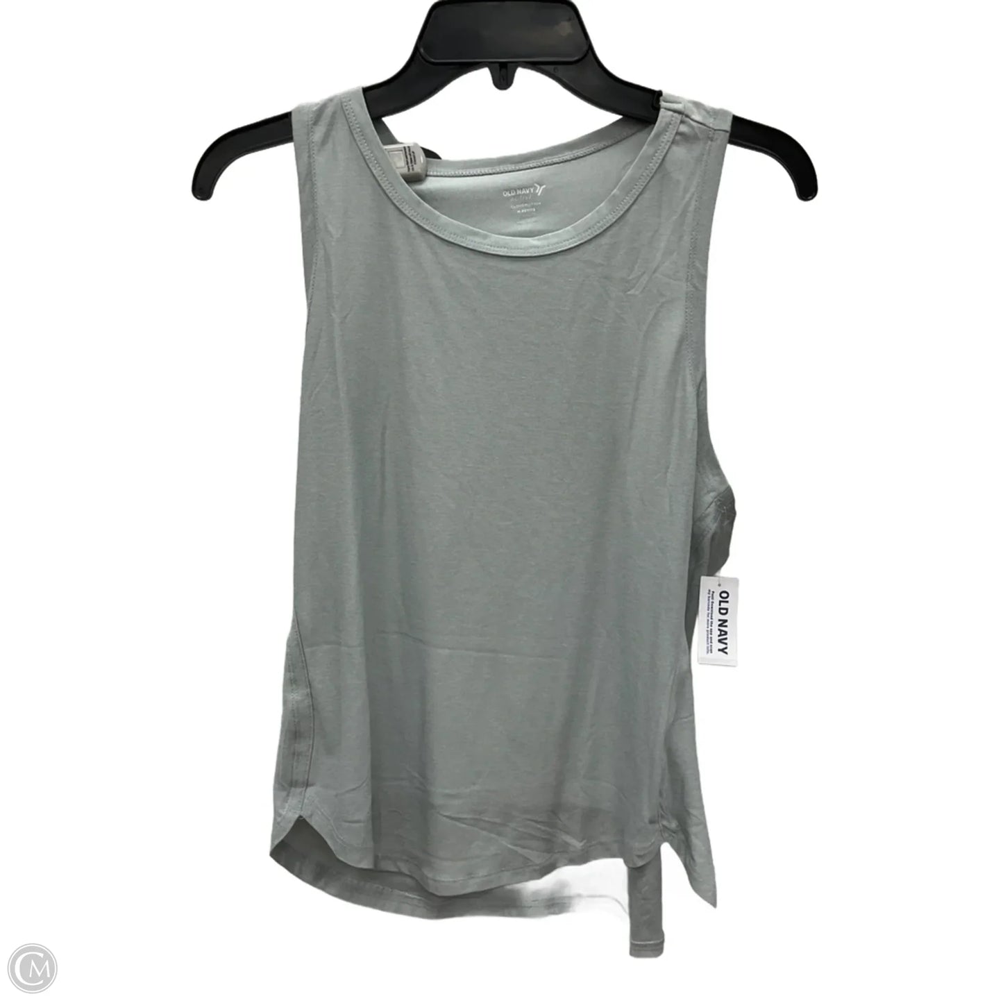 Athletic Top Short Sleeve By Old Navy In Grey, Size: M