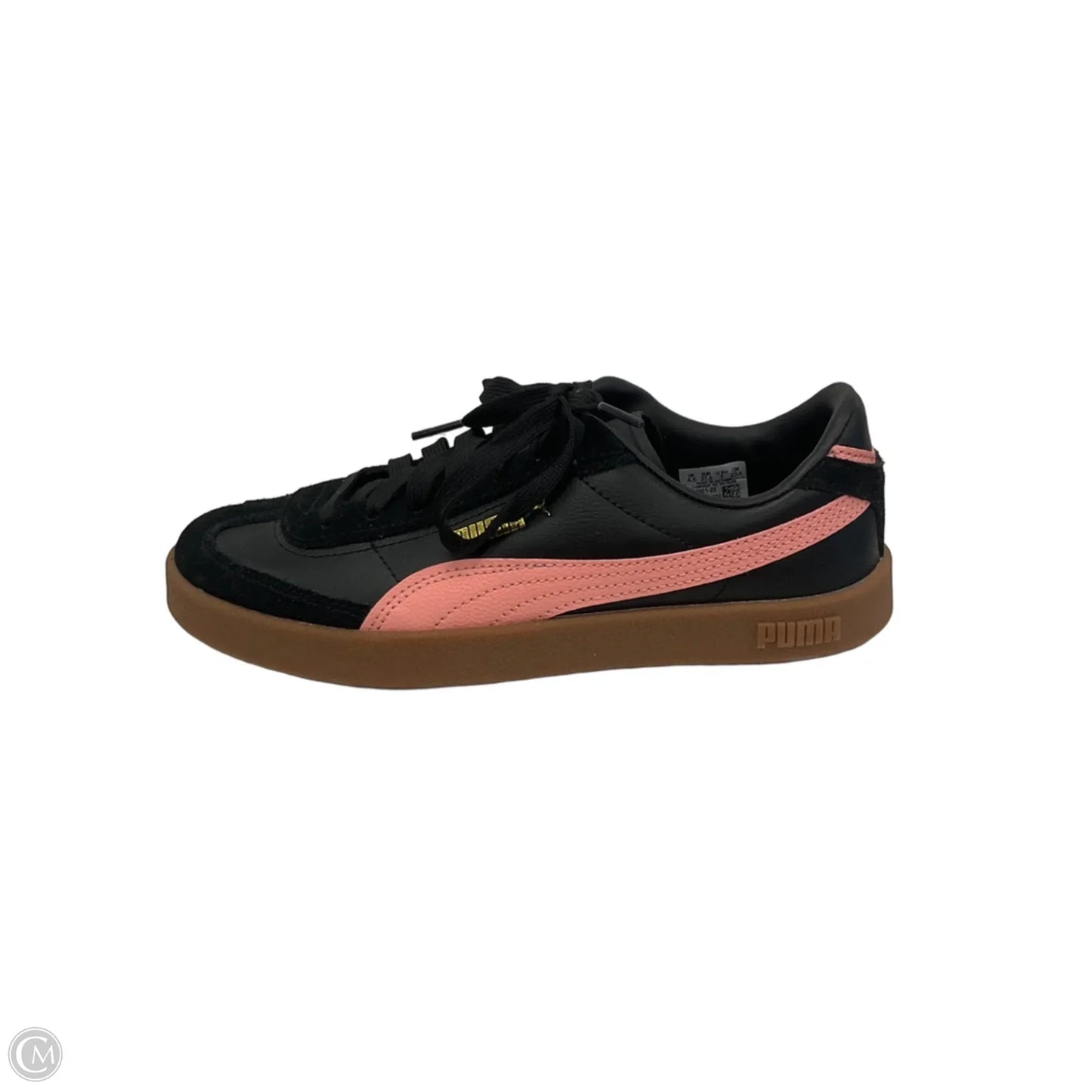 Shoes Sneakers By Puma In Black & Pink, Size: 7
